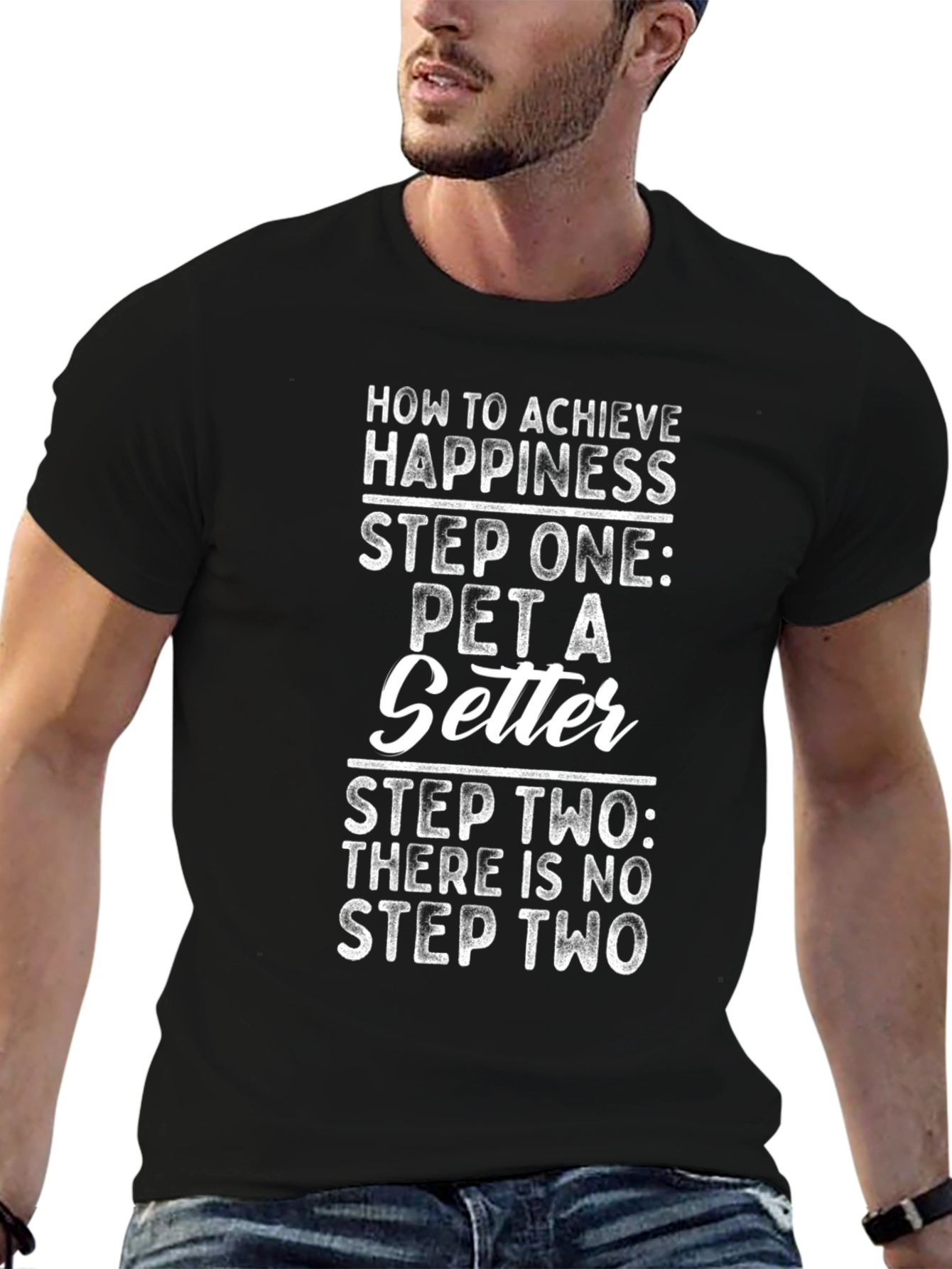 Pet a Setter T-Shirt - Happiness Guide