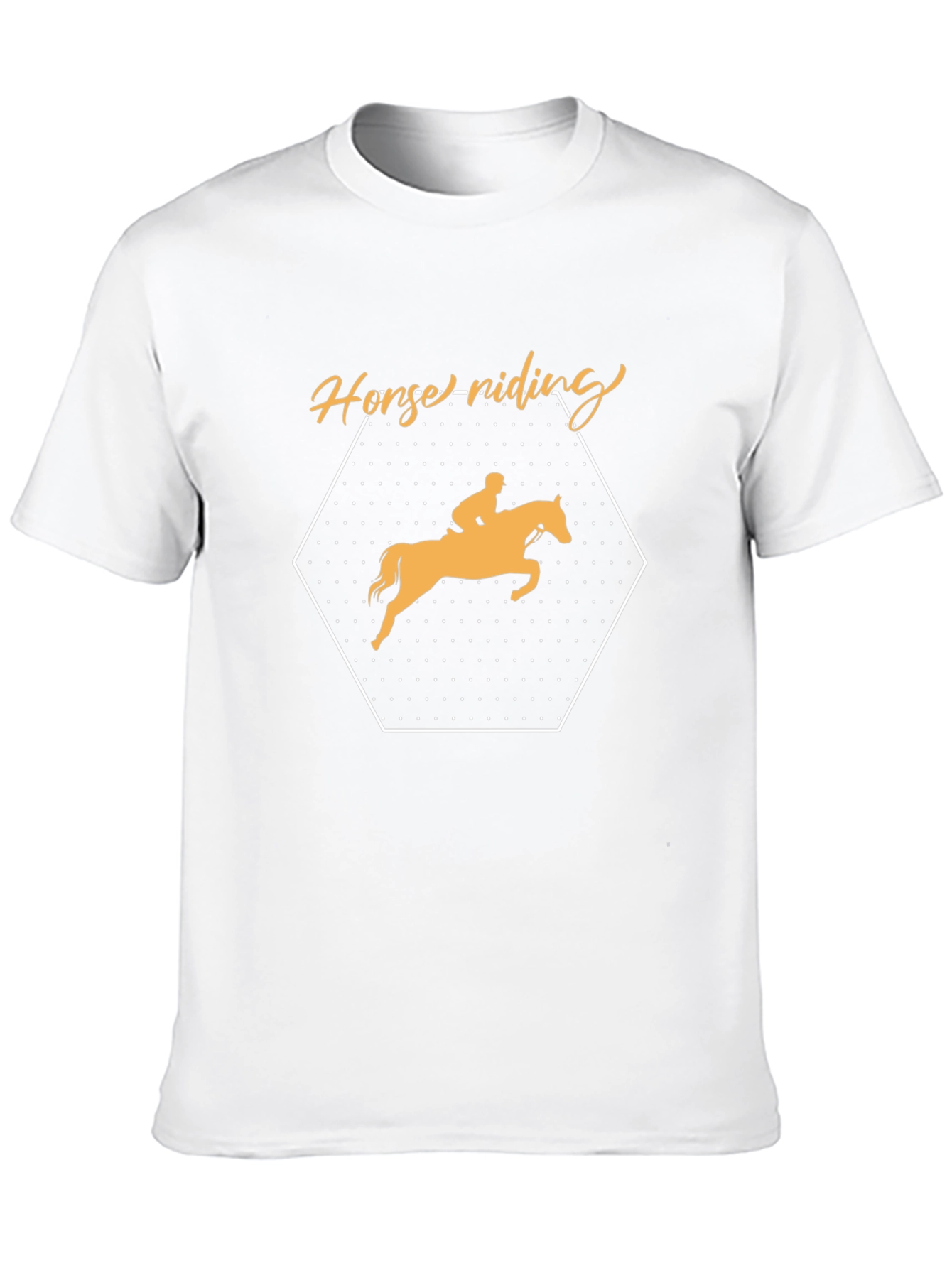 Horse-Riding Graphic Tee - Equestrian Style