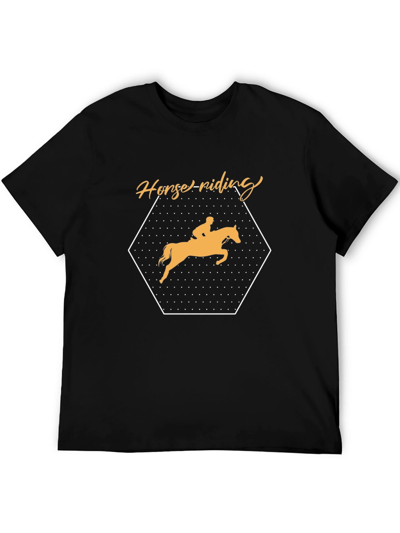 Horse-Riding Graphic Tee - Equestrian Style