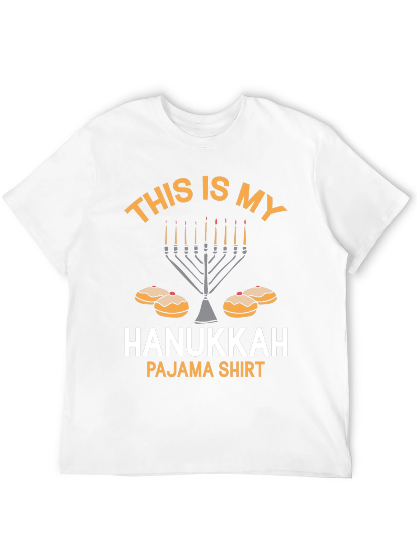 Hanukkah Pajama Shirt - Novelty Holiday Tee