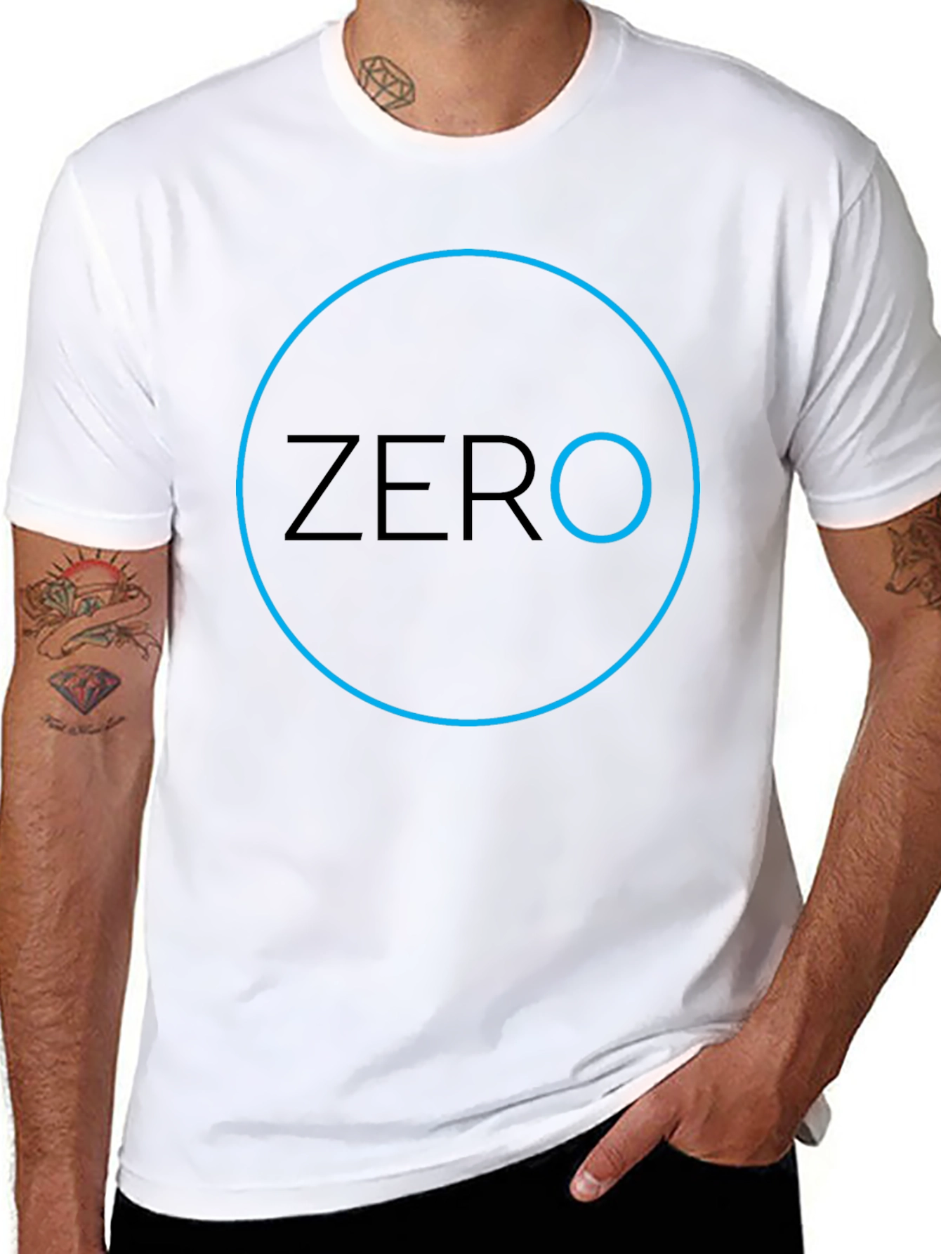 ZERO Graphic Tee - Stylish Minimalist Design