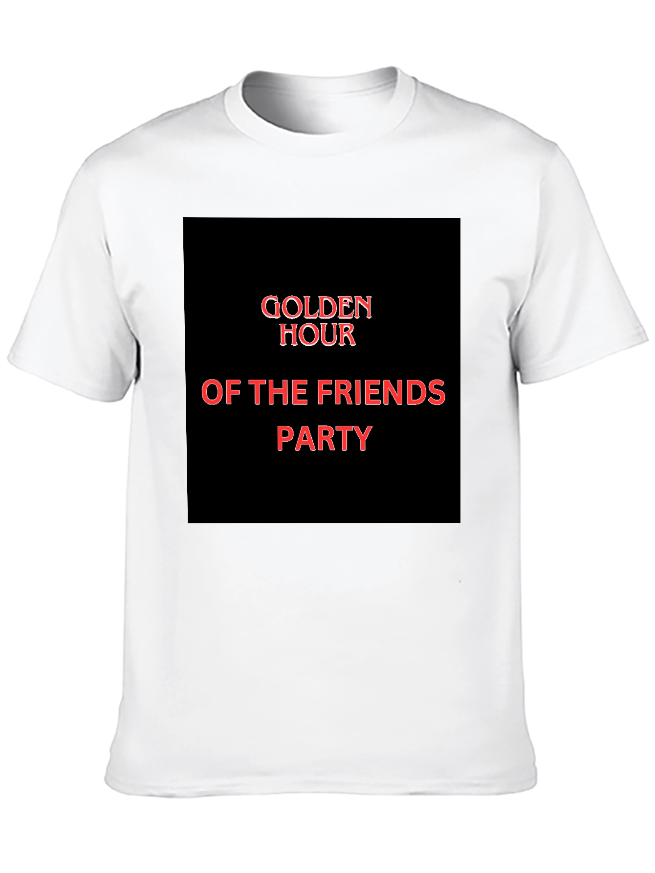 Golden Hour Of The Friends Party Graphic Tee