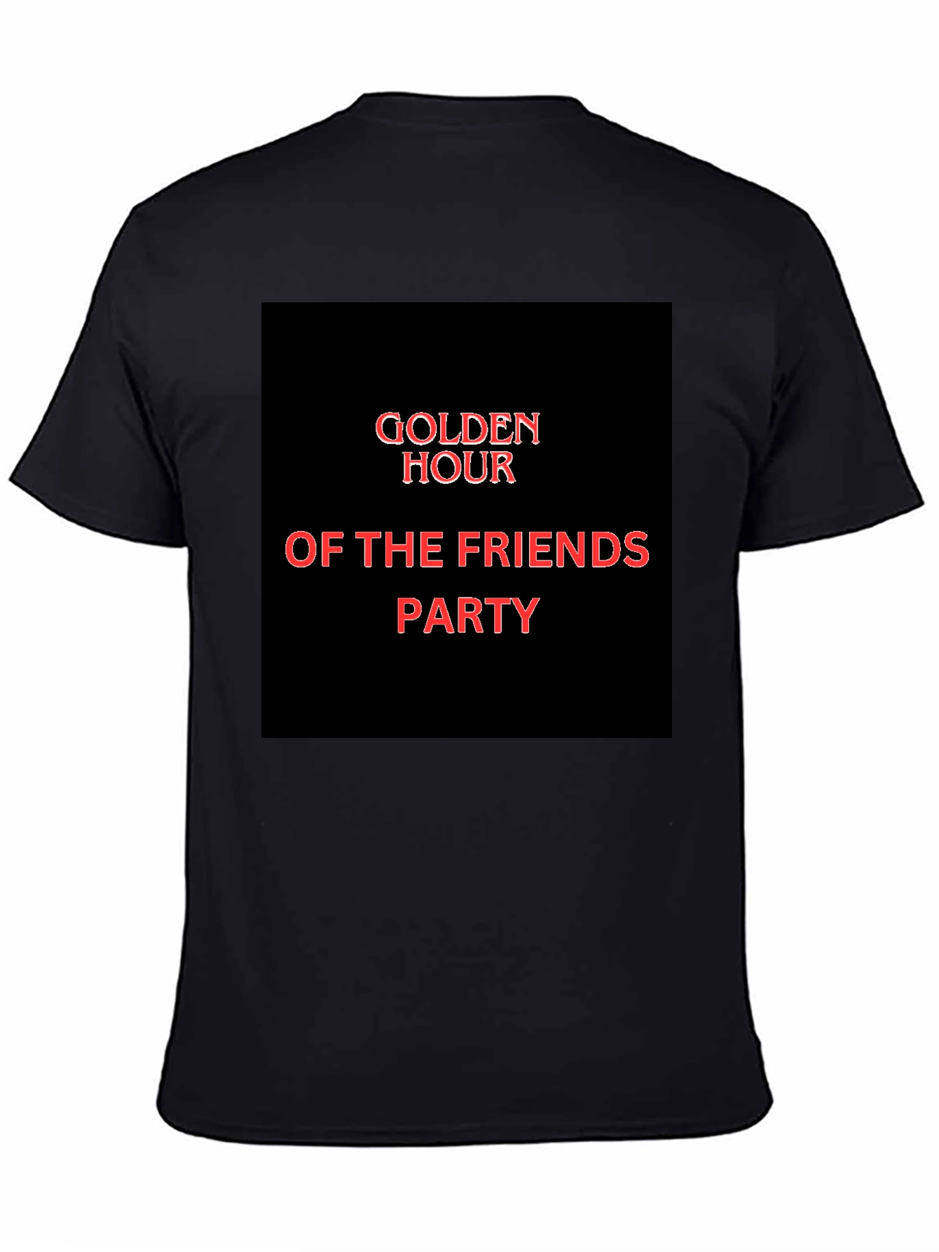 Golden Hour Of The Friends Party Graphic Tee
