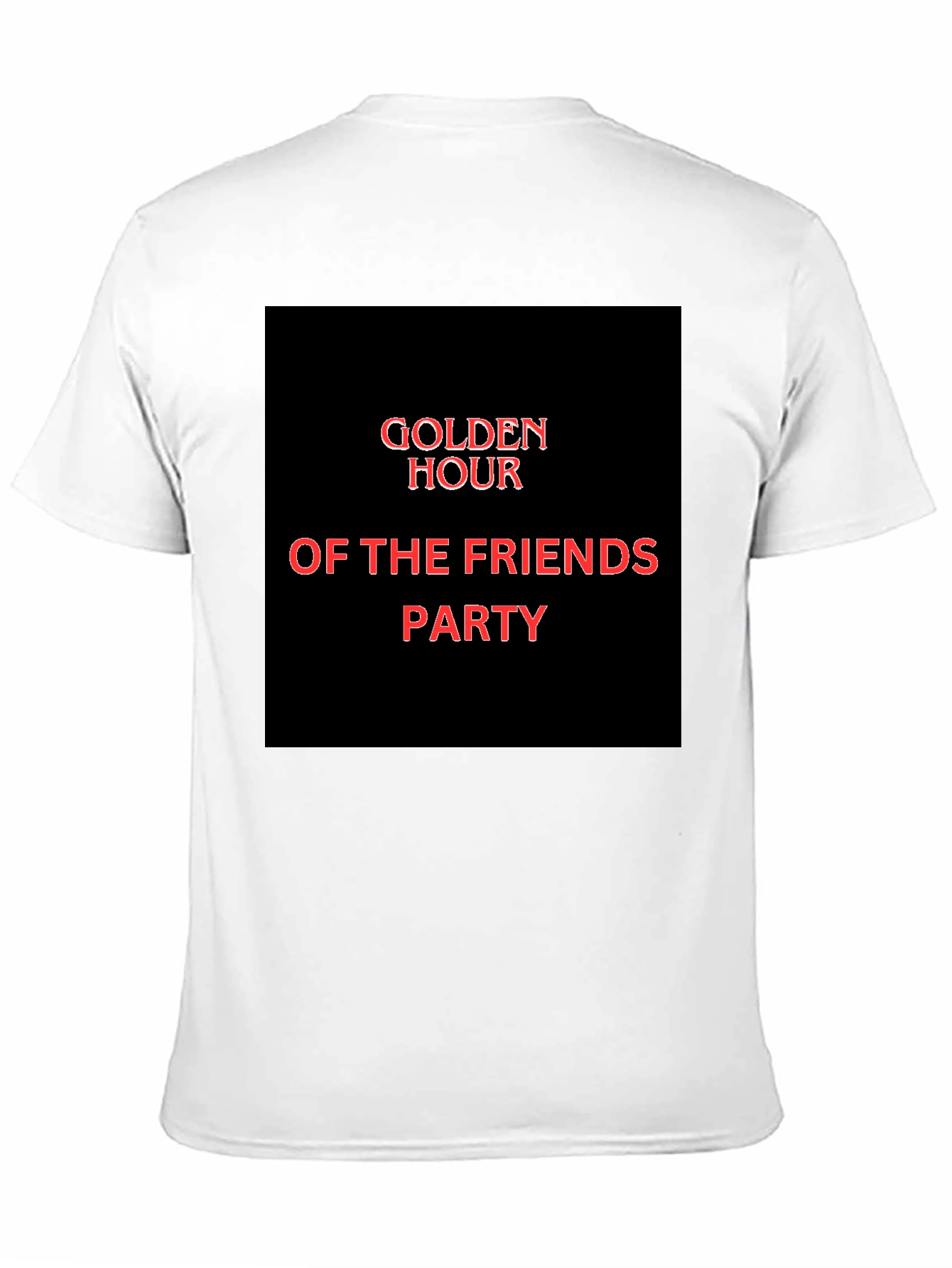 Golden Hour Of The Friends Party Graphic Tee