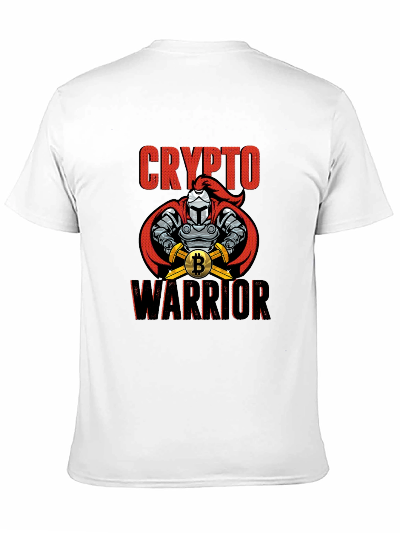 Crypto Warrior T-Shirt - Bitcoin Knight