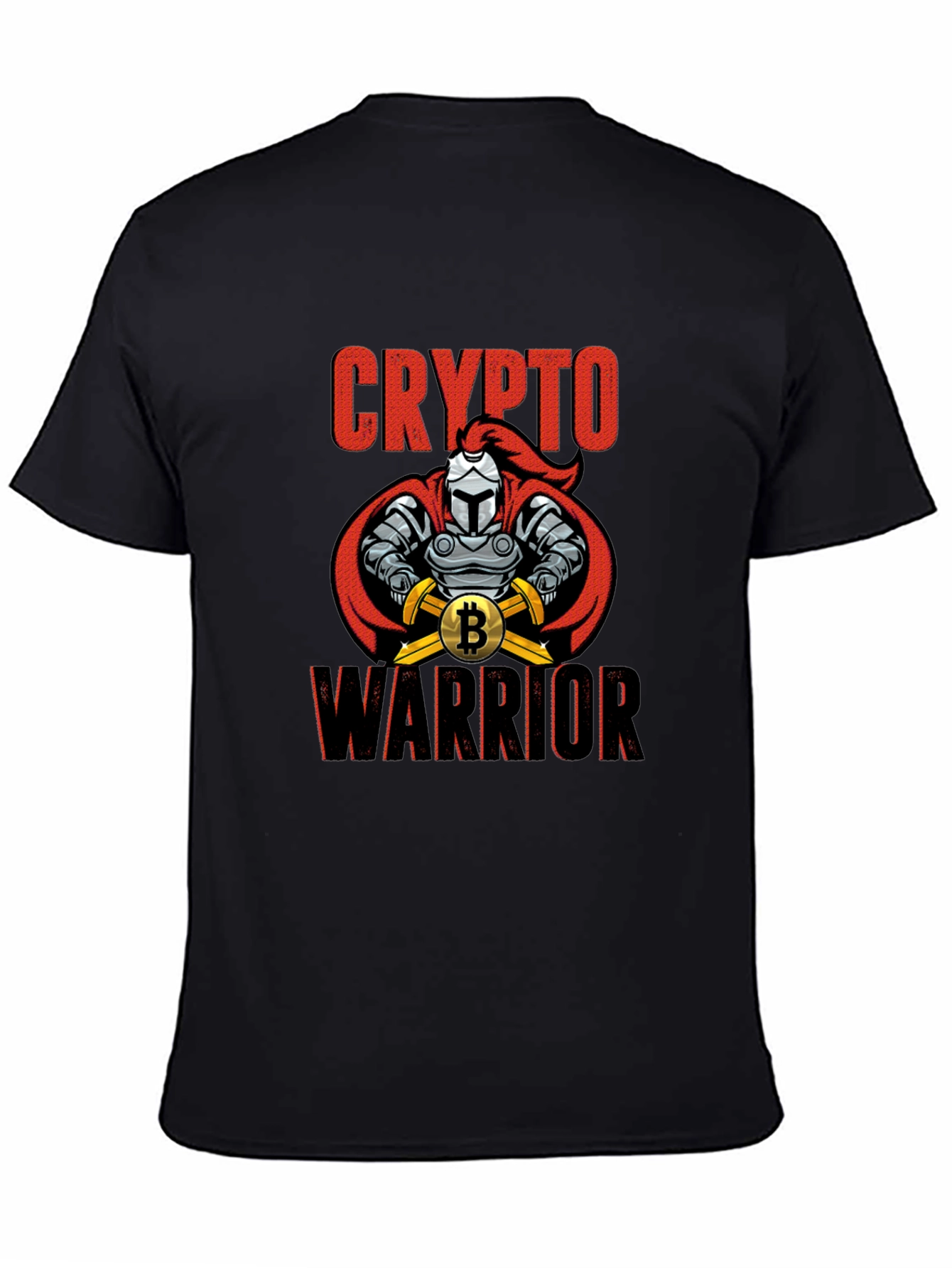 Crypto Warrior T-Shirt - Bitcoin Knight