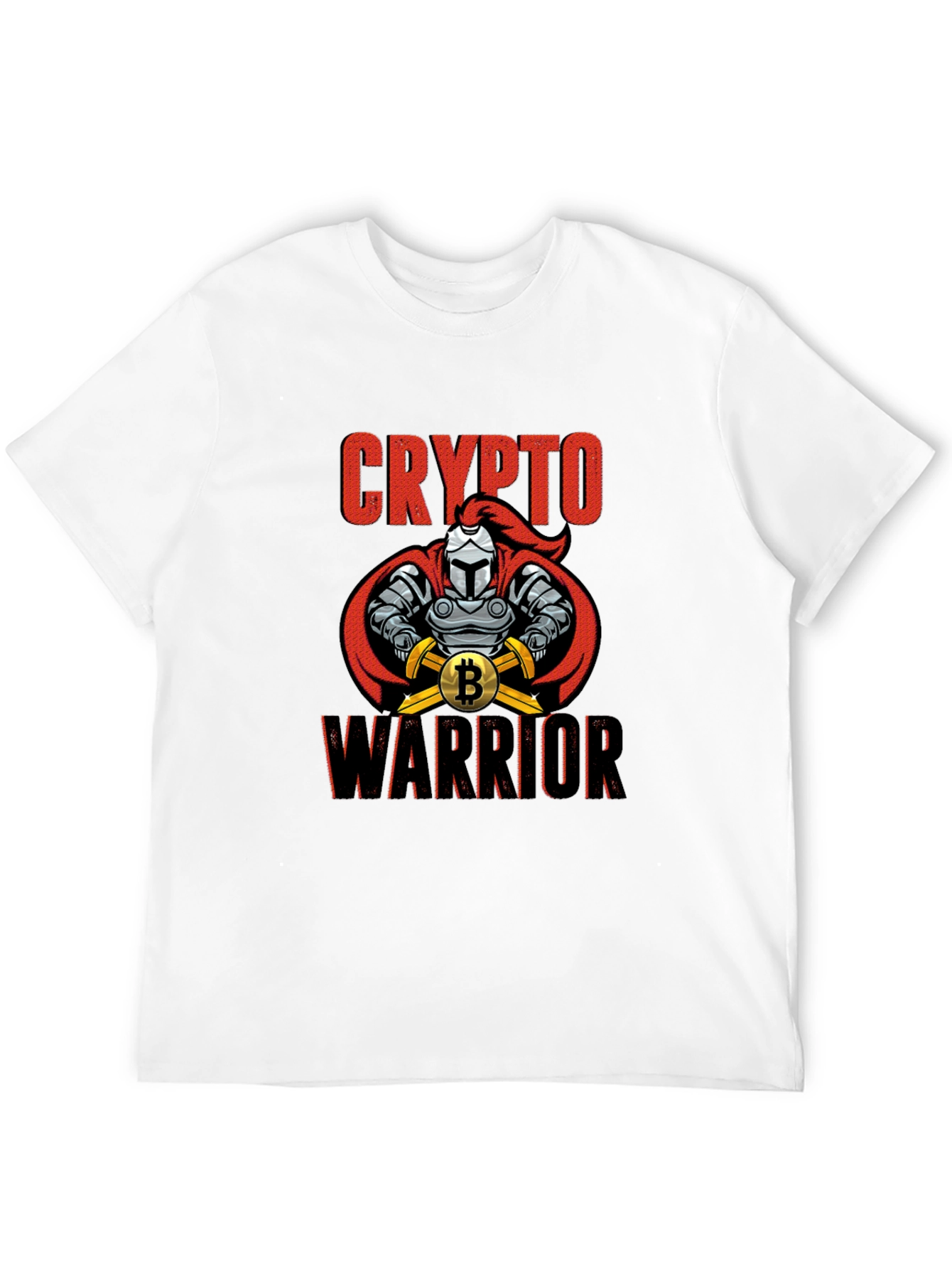 Crypto Warrior T-Shirt - Bitcoin Knight
