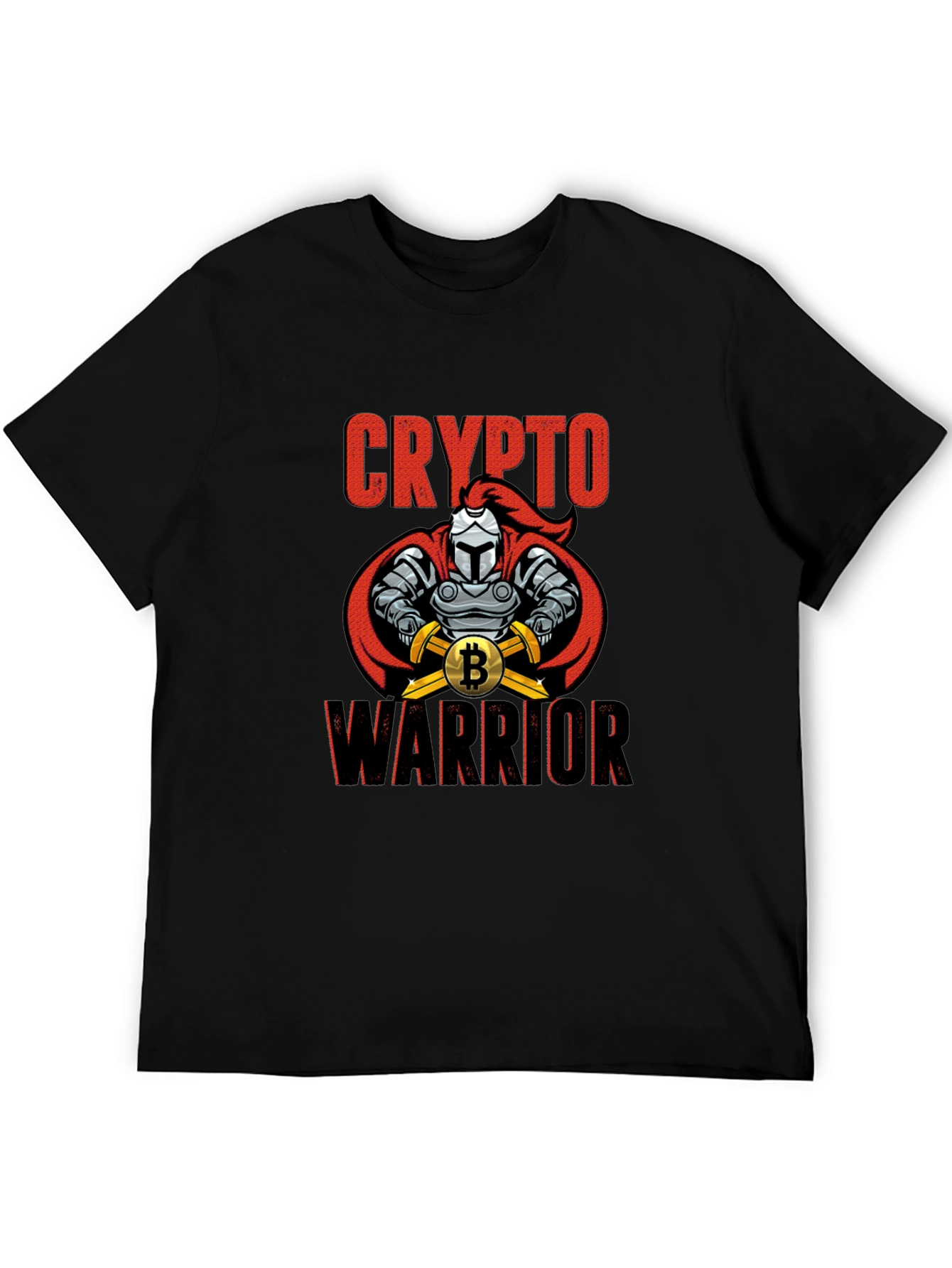 Crypto Warrior T-Shirt - Bitcoin Knight