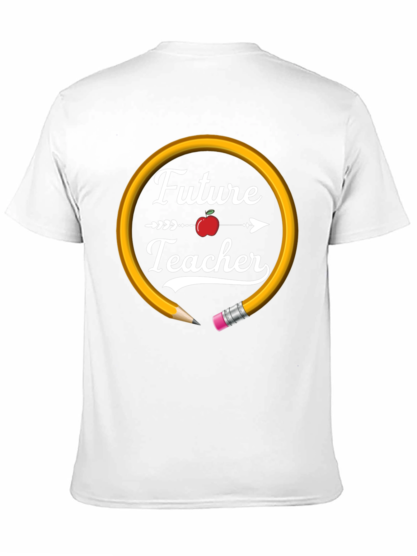 Future Teacher Graphic T-Shirt - Black Cotton Blend Tee