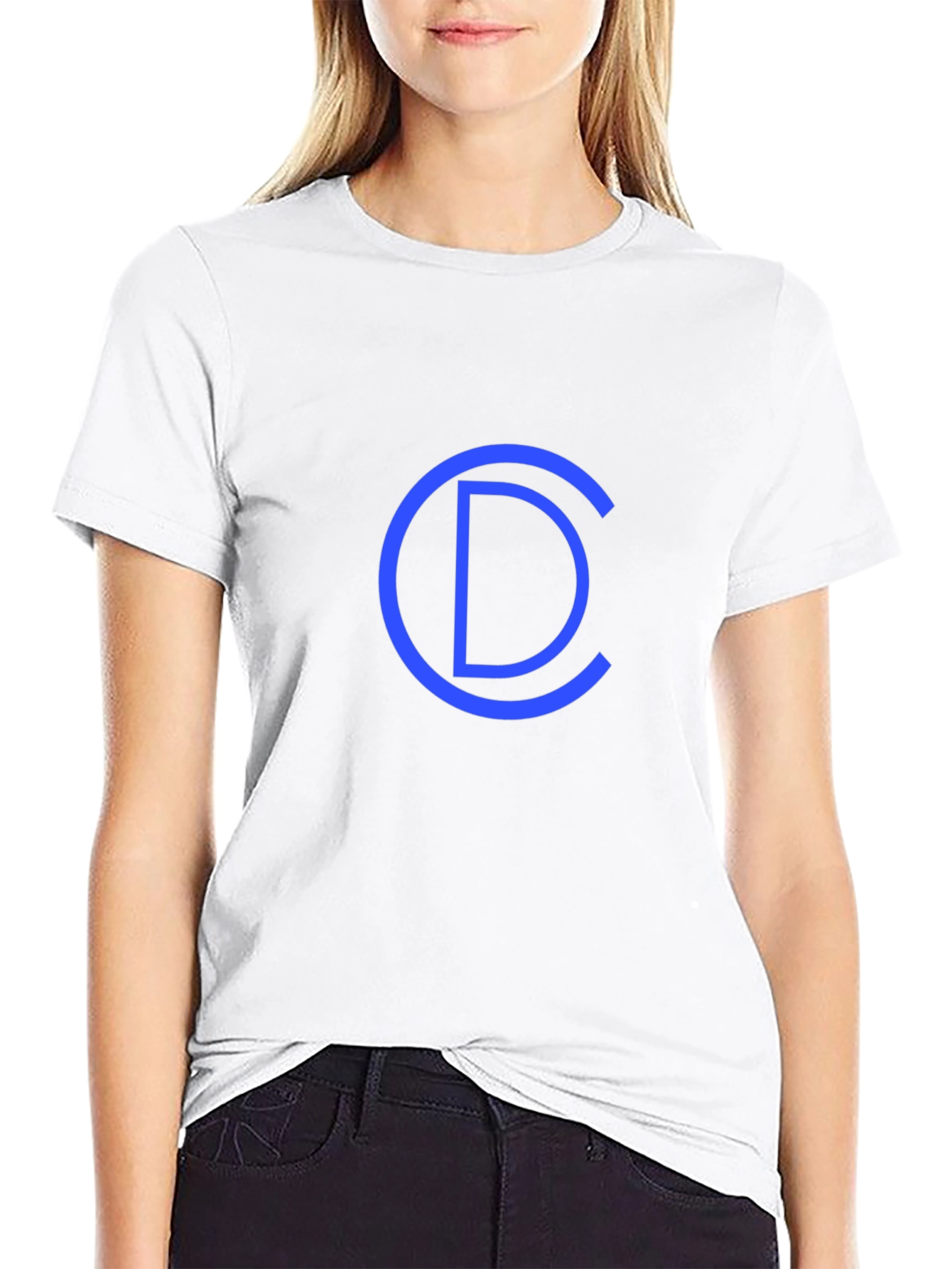Cool Blue CD Graphic Black T-Shirt