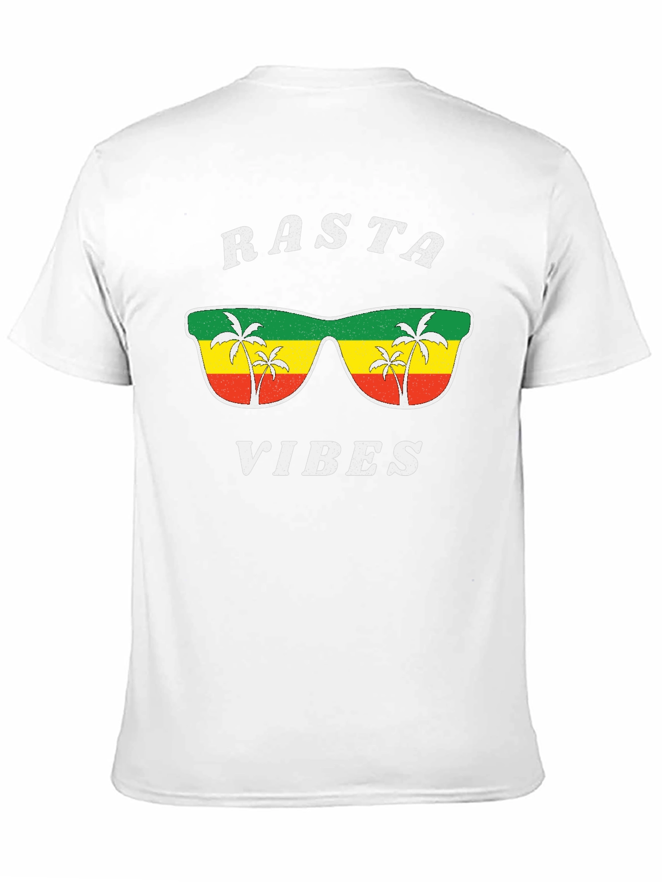 Rasta Vibes Graphic Tee - Cool Jamaican Style Shirt