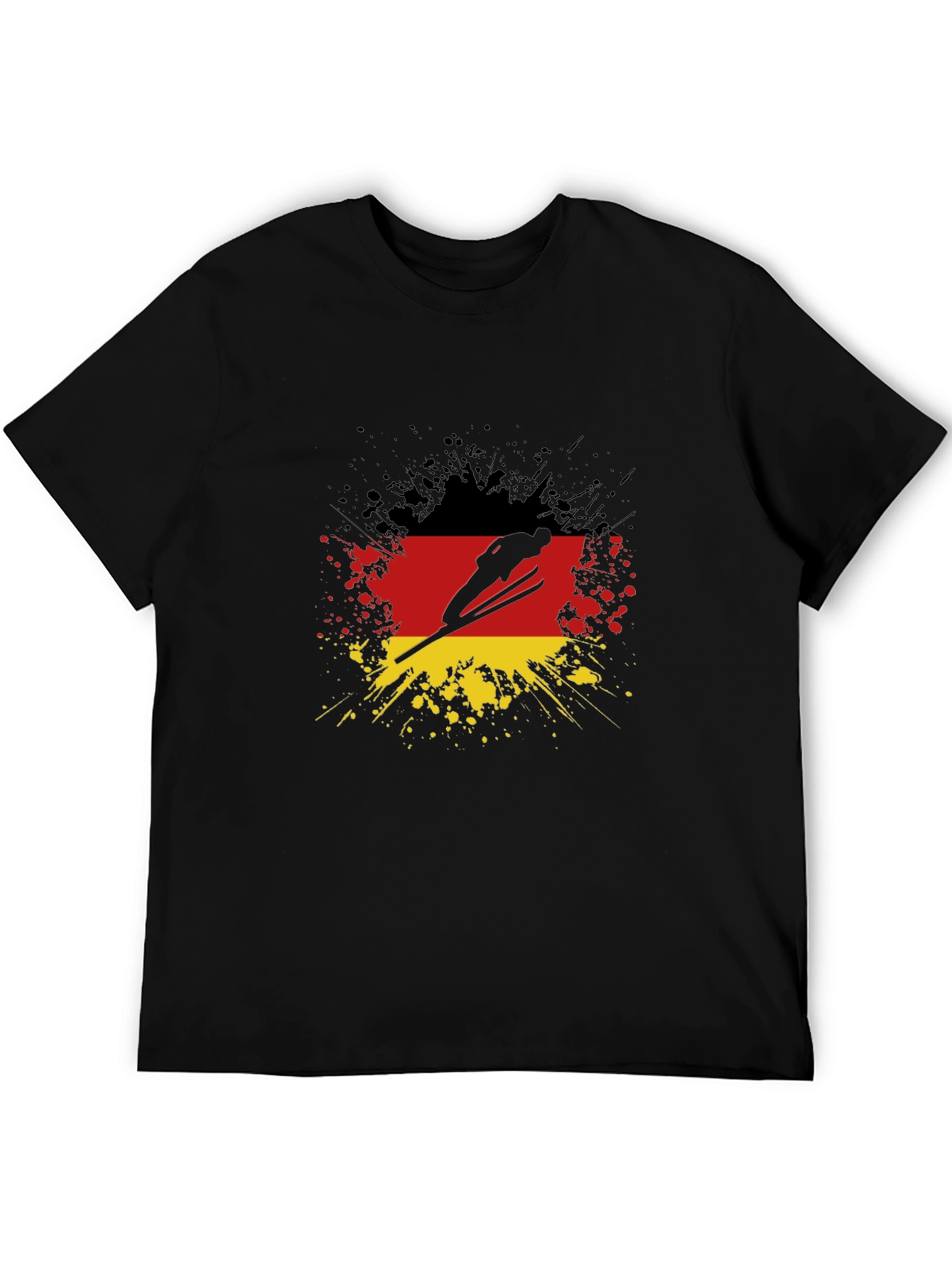Germany Flag Ski Jumper T-Shirt