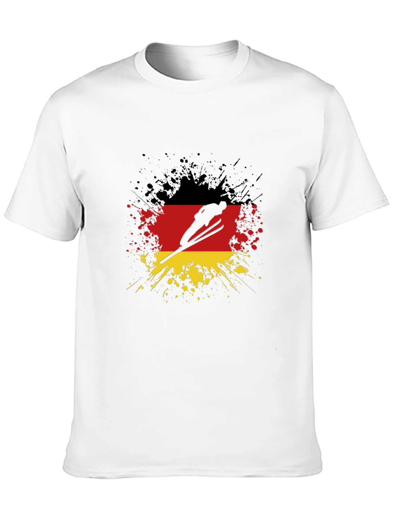 Germany Flag Ski Jumper T-Shirt