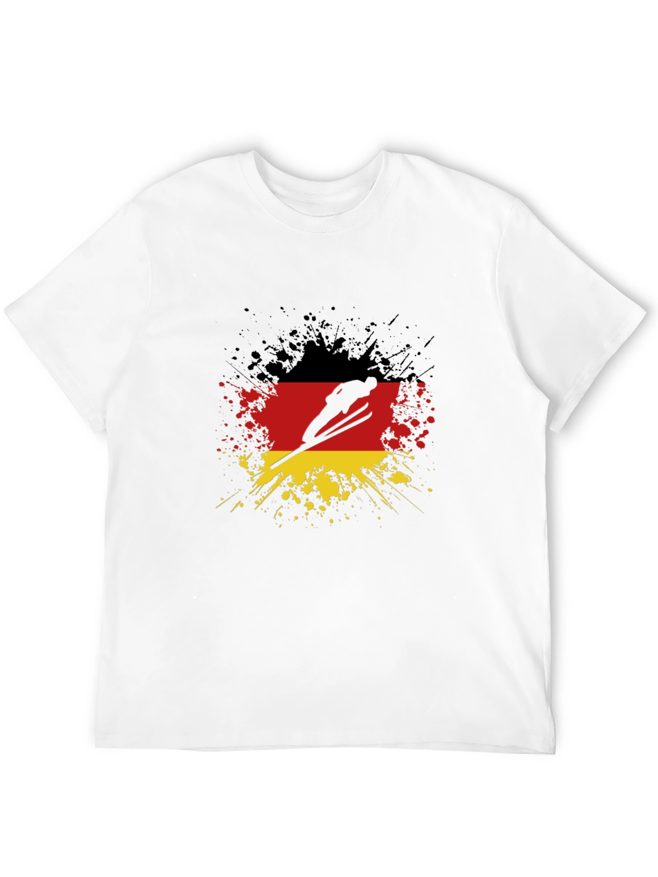 Germany Flag Ski Jumper T-Shirt