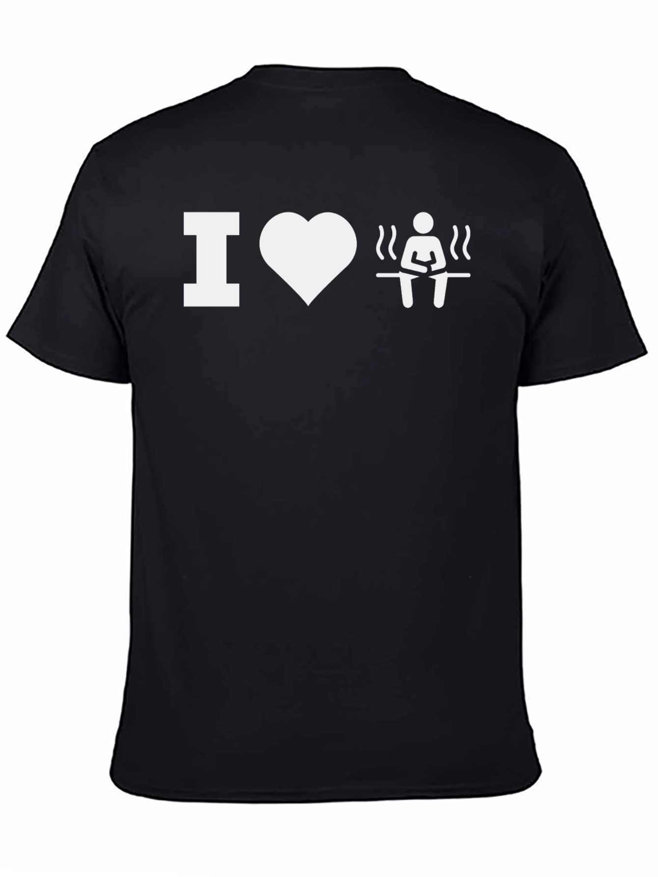 I Heart Sauna - Black T-Shirt