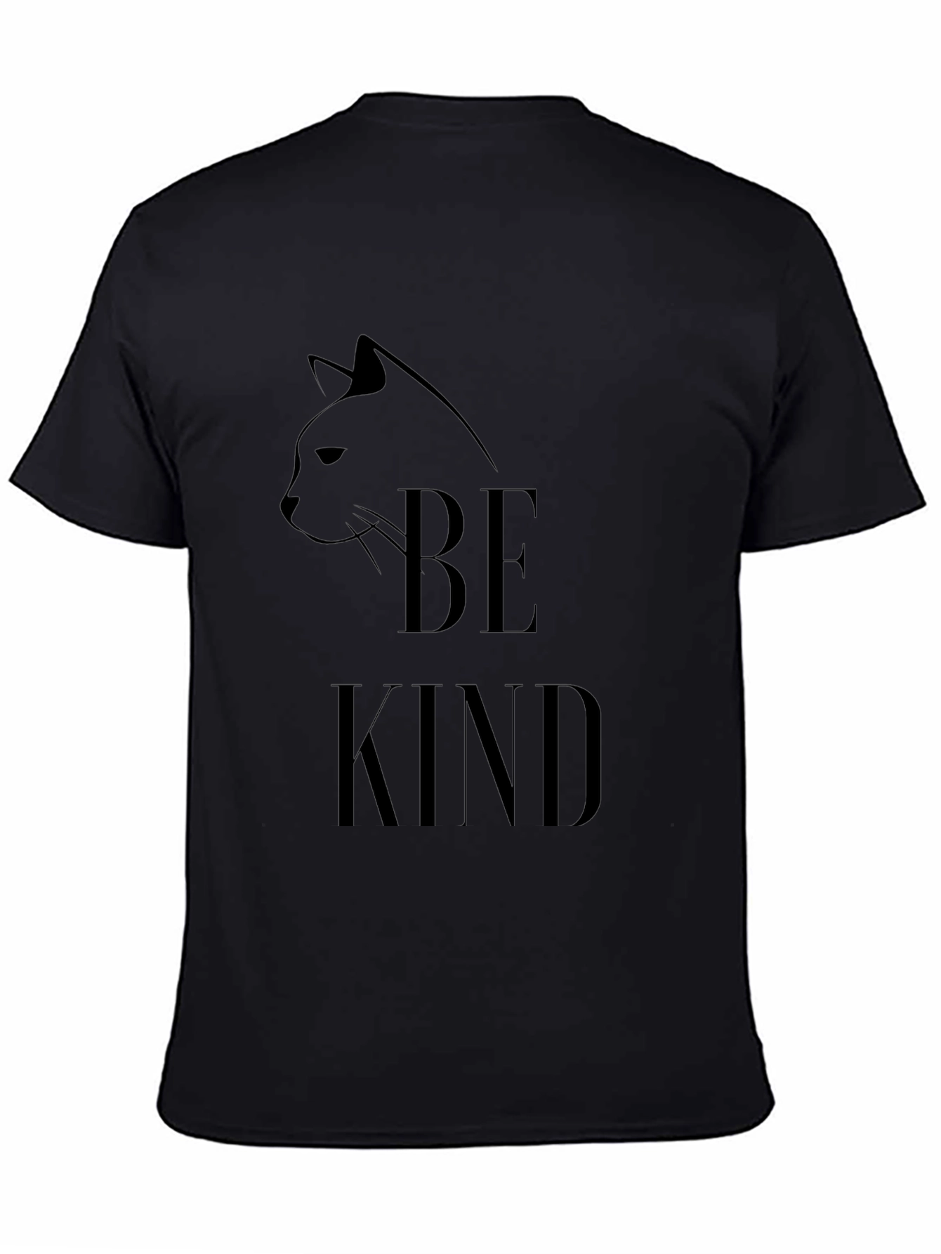 Be Kind Cat Graphic T-Shirt