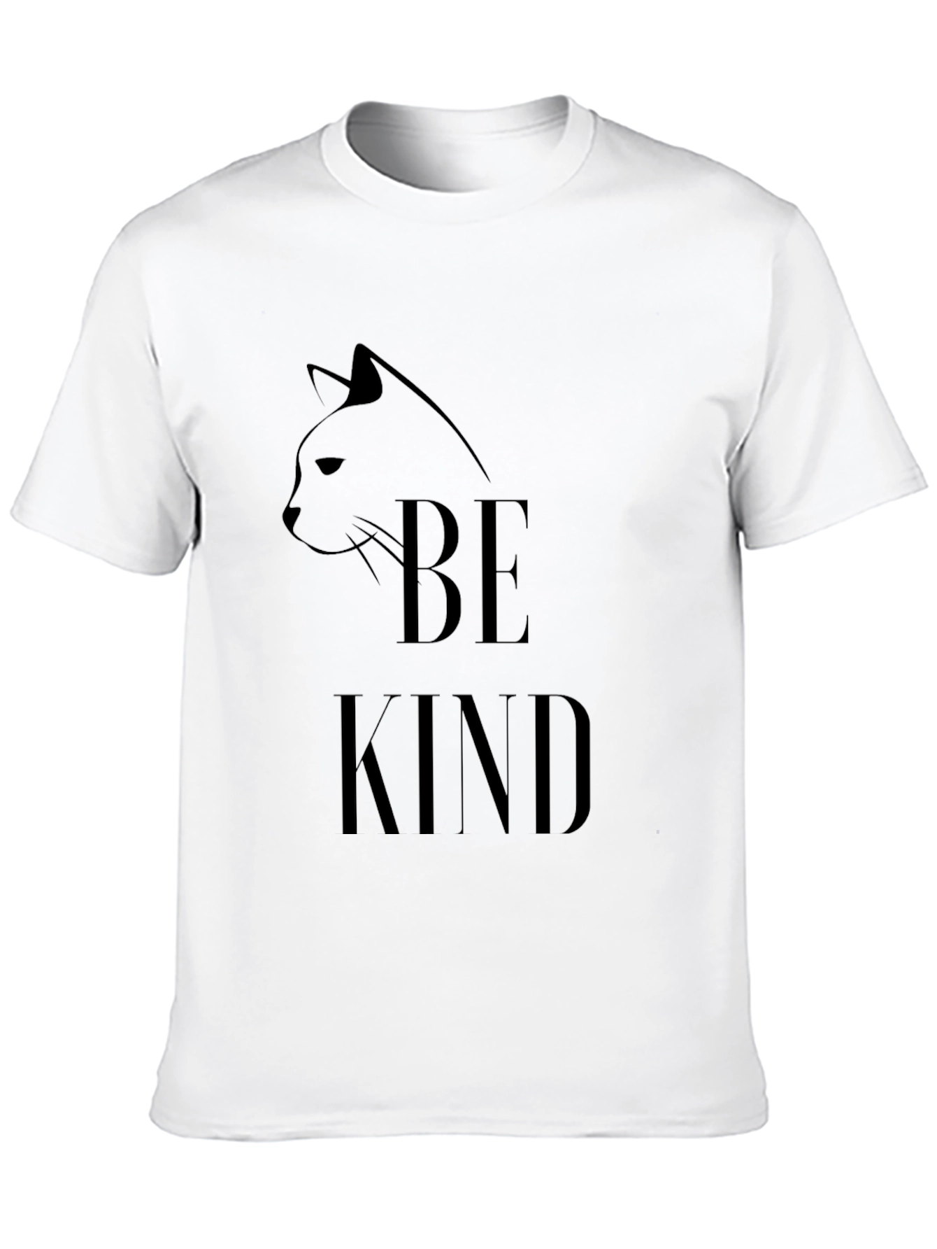 Be Kind Cat Graphic T-Shirt
