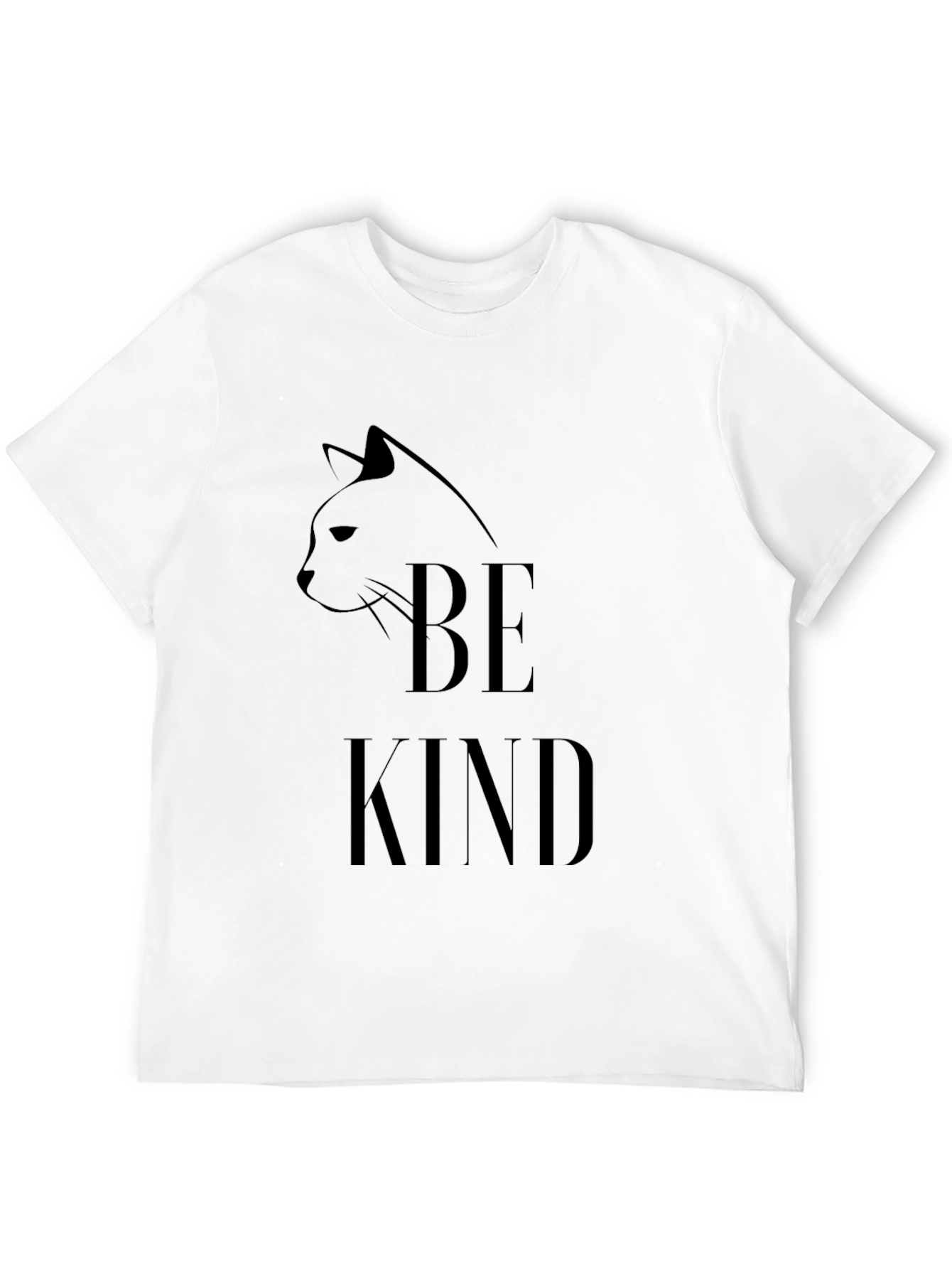 Be Kind Cat Graphic T-Shirt