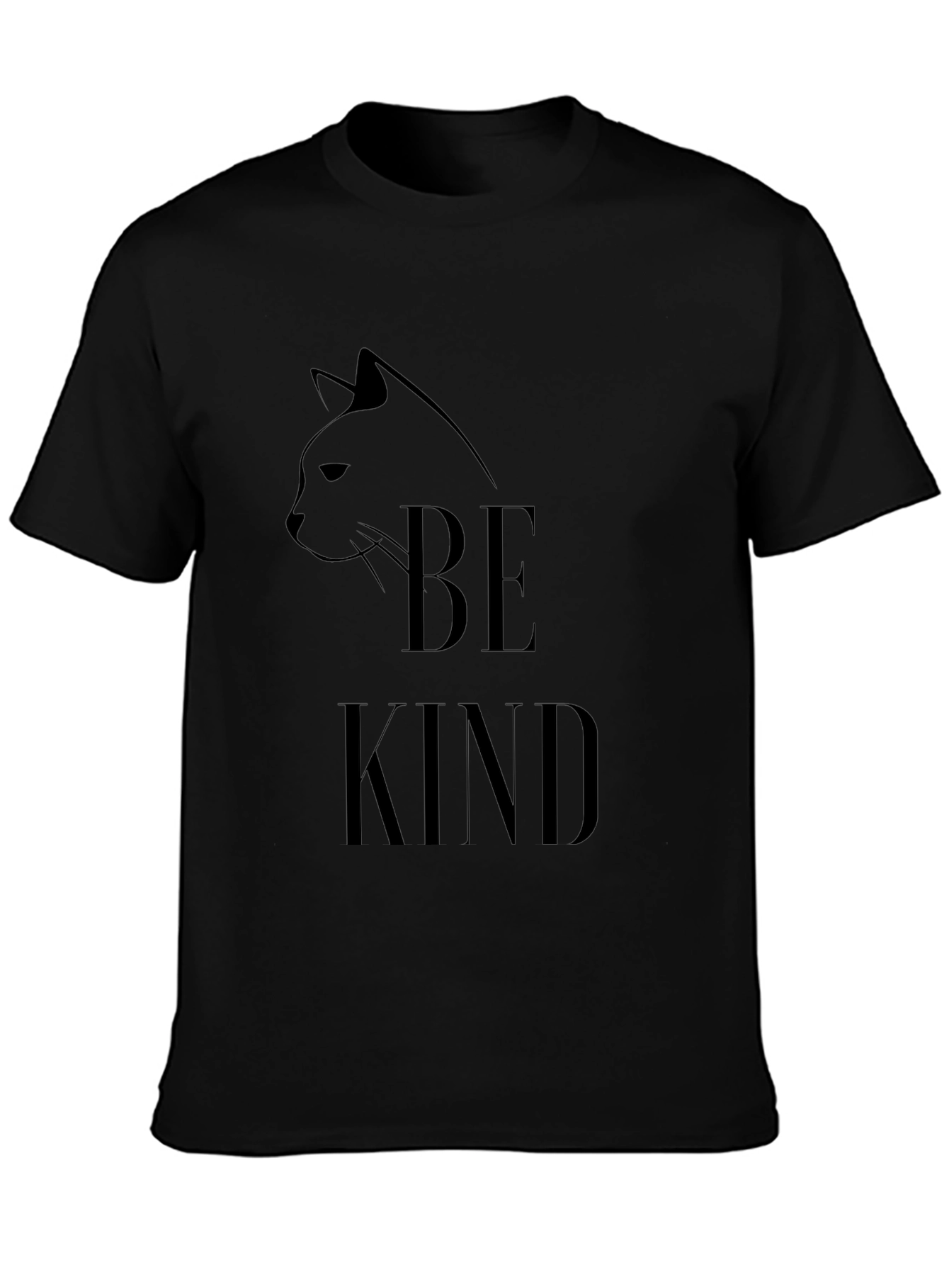 Be Kind Cat Graphic T-Shirt