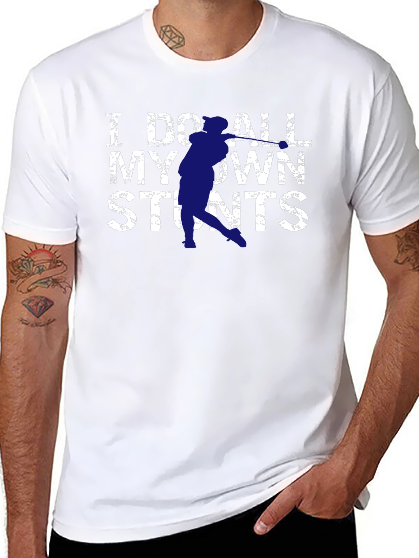 I Do All My Own Stunts Graphic T-Shirt