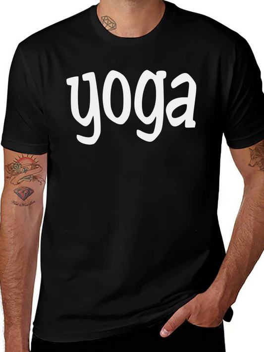 Yoga Graphic Tee - Soft Cotton Casual Shirt