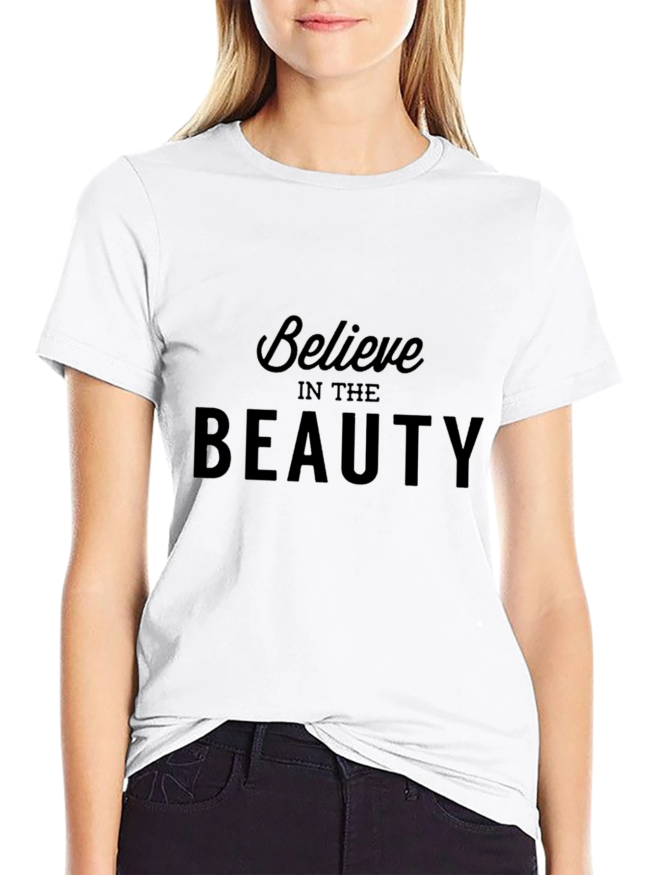 Believe In The Beauty Black T-Shirt