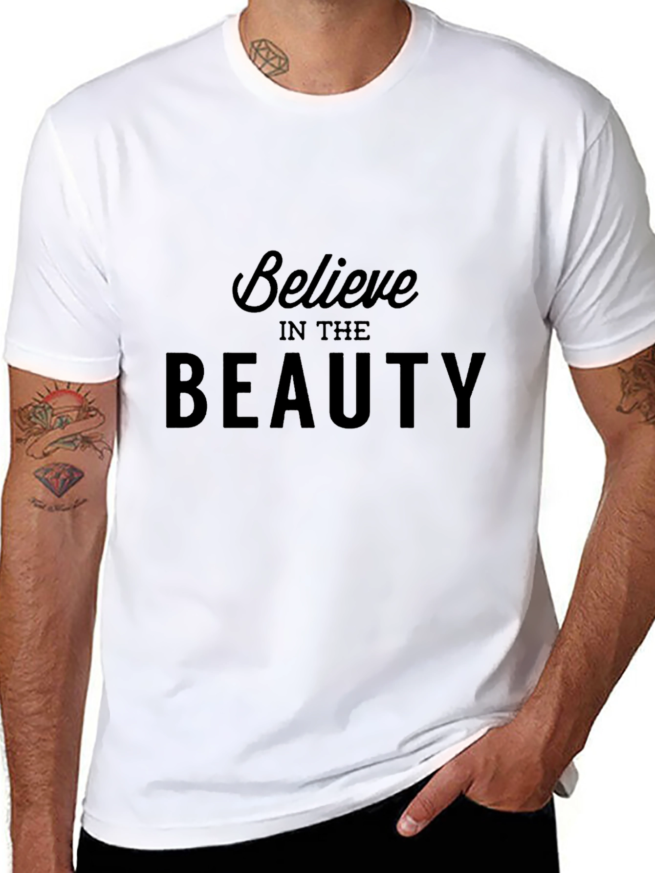 Believe In The Beauty Black T-Shirt