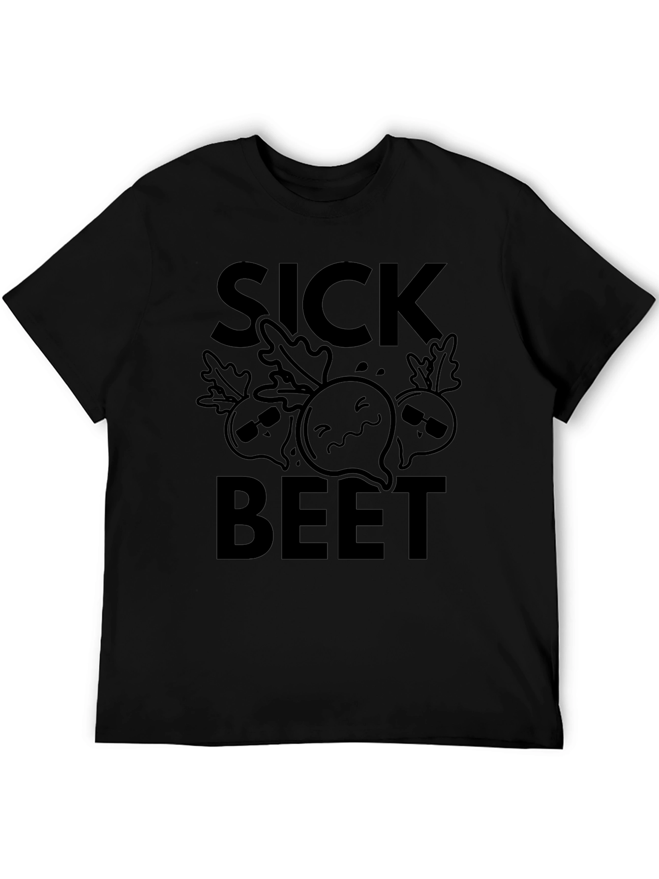 Sick Beet Graphic T-Shirt - Funny Vegetable Tee