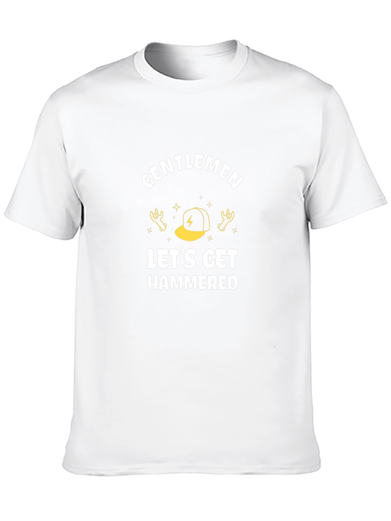 Gentlemen Lets Get Hammered Black T-Shirt