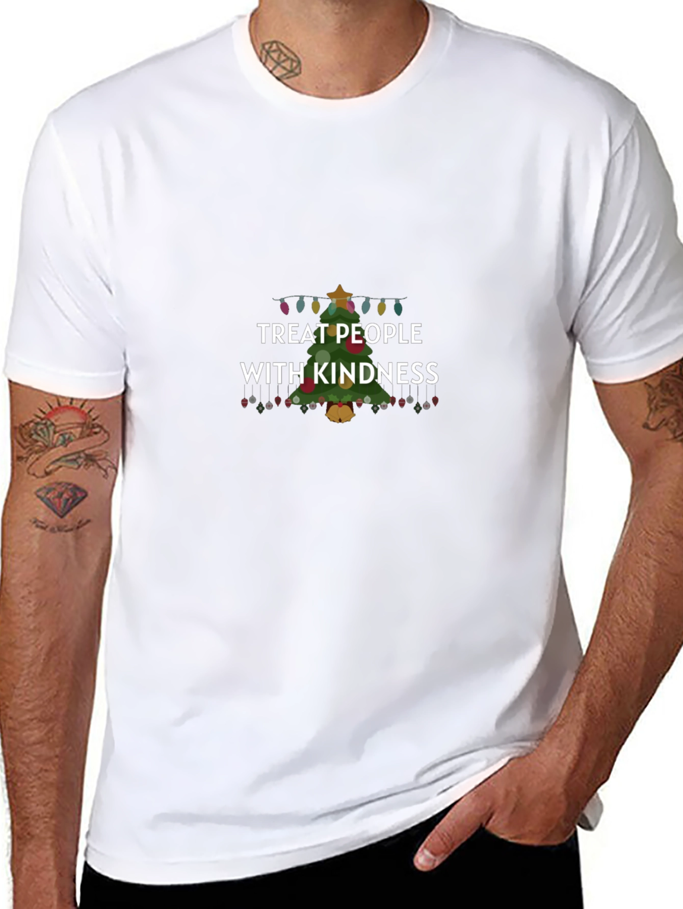 Treat People With Kindness Holiday T-Shirt