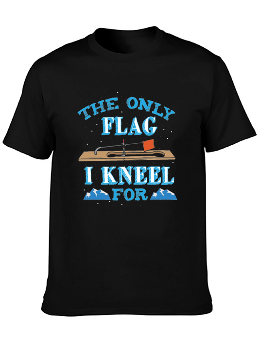 The Only Flag I Kneel For Fishing T-Shirt
