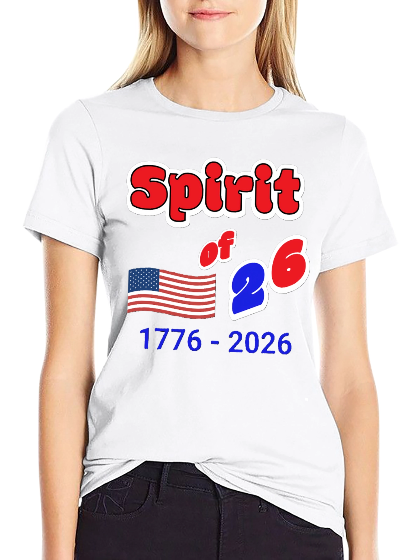 Spirit of 76 T-Shirt - Patriotic Design