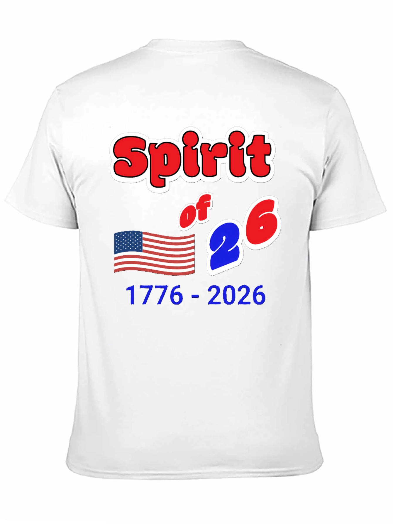 Spirit of 76 T-Shirt - Patriotic Design