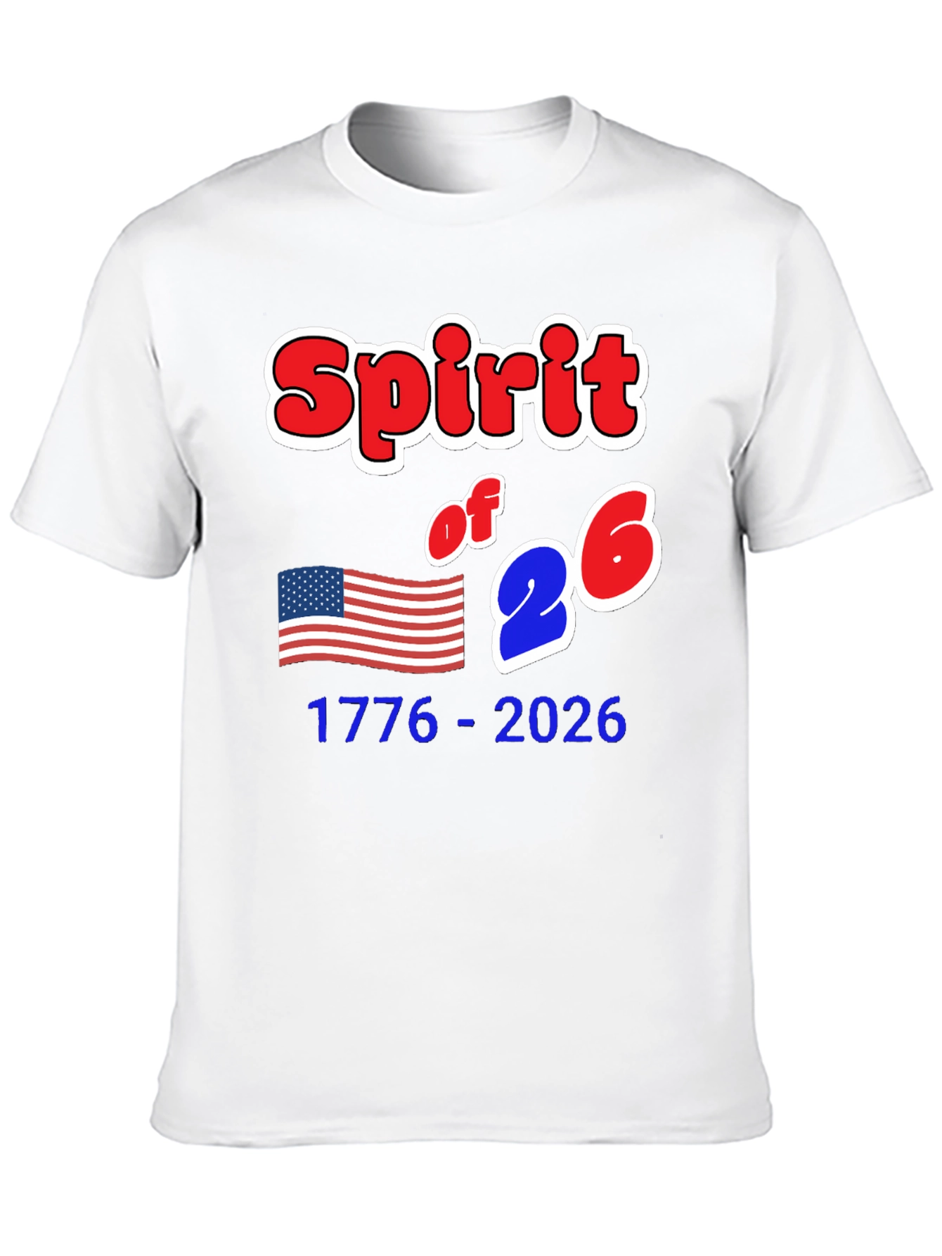 Spirit of 76 T-Shirt - Patriotic Design