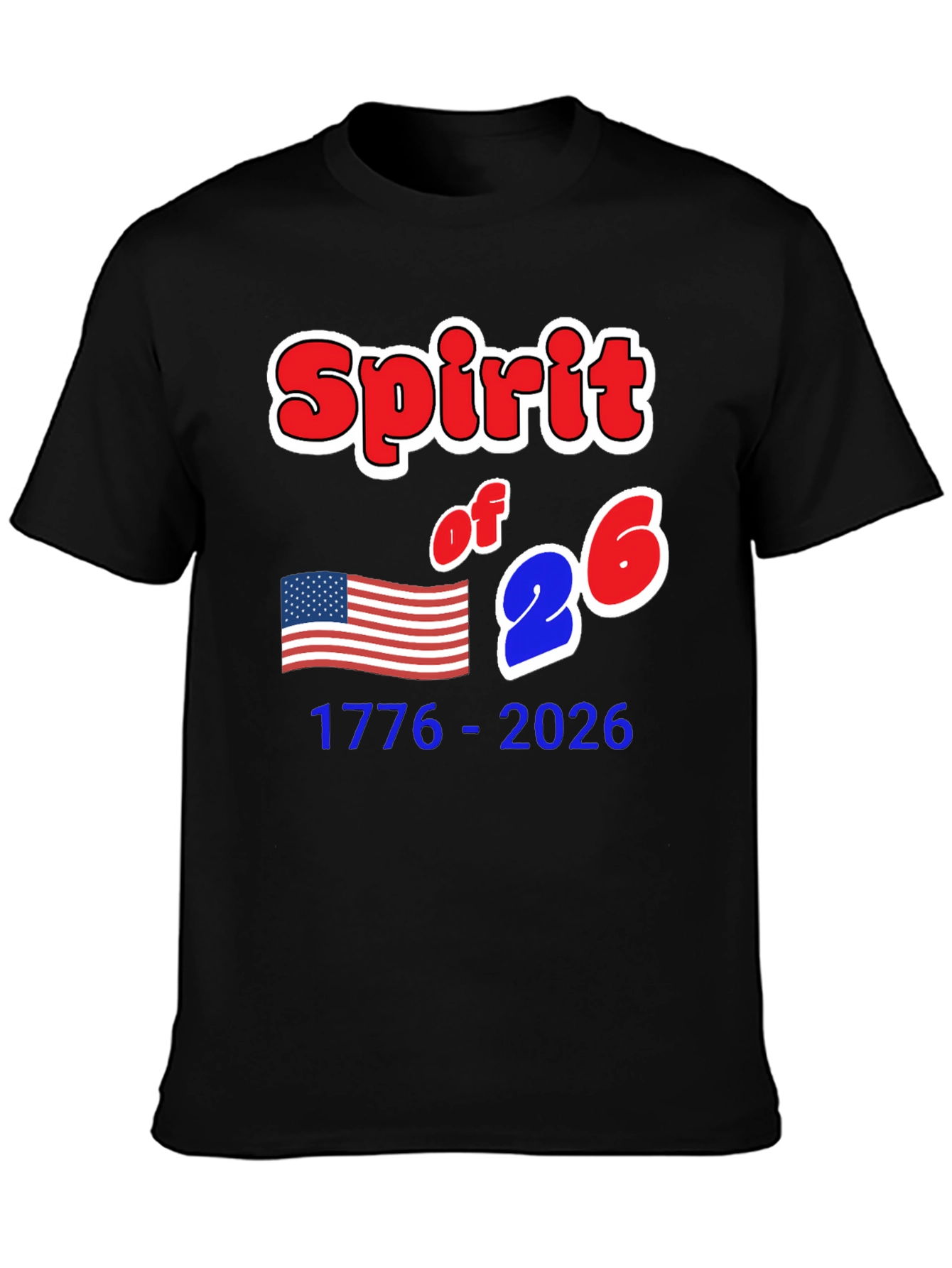 Spirit of 76 T-Shirt - Patriotic Design