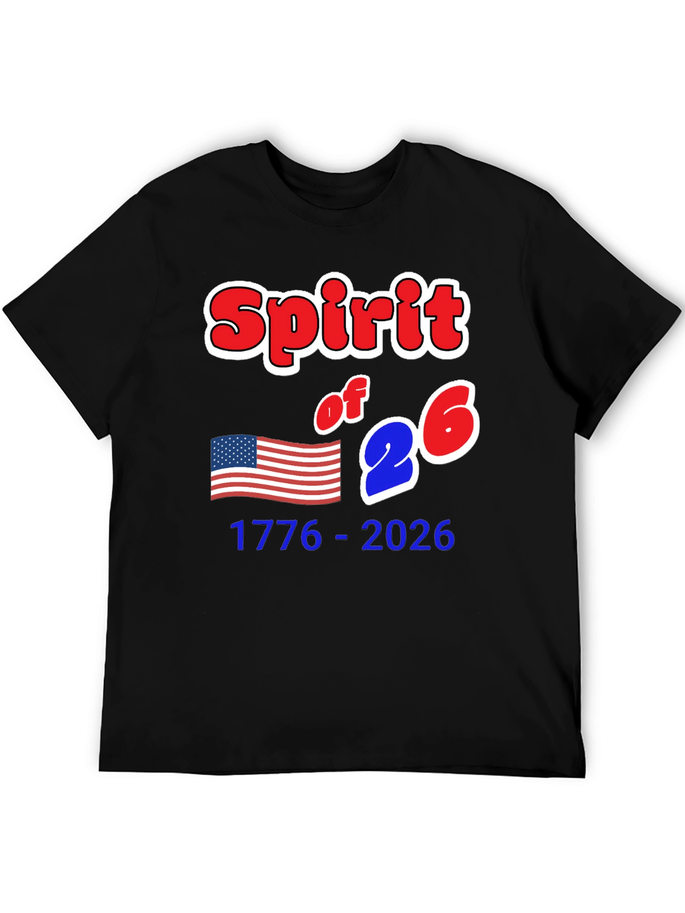 Spirit of 76 T-Shirt - Patriotic Design