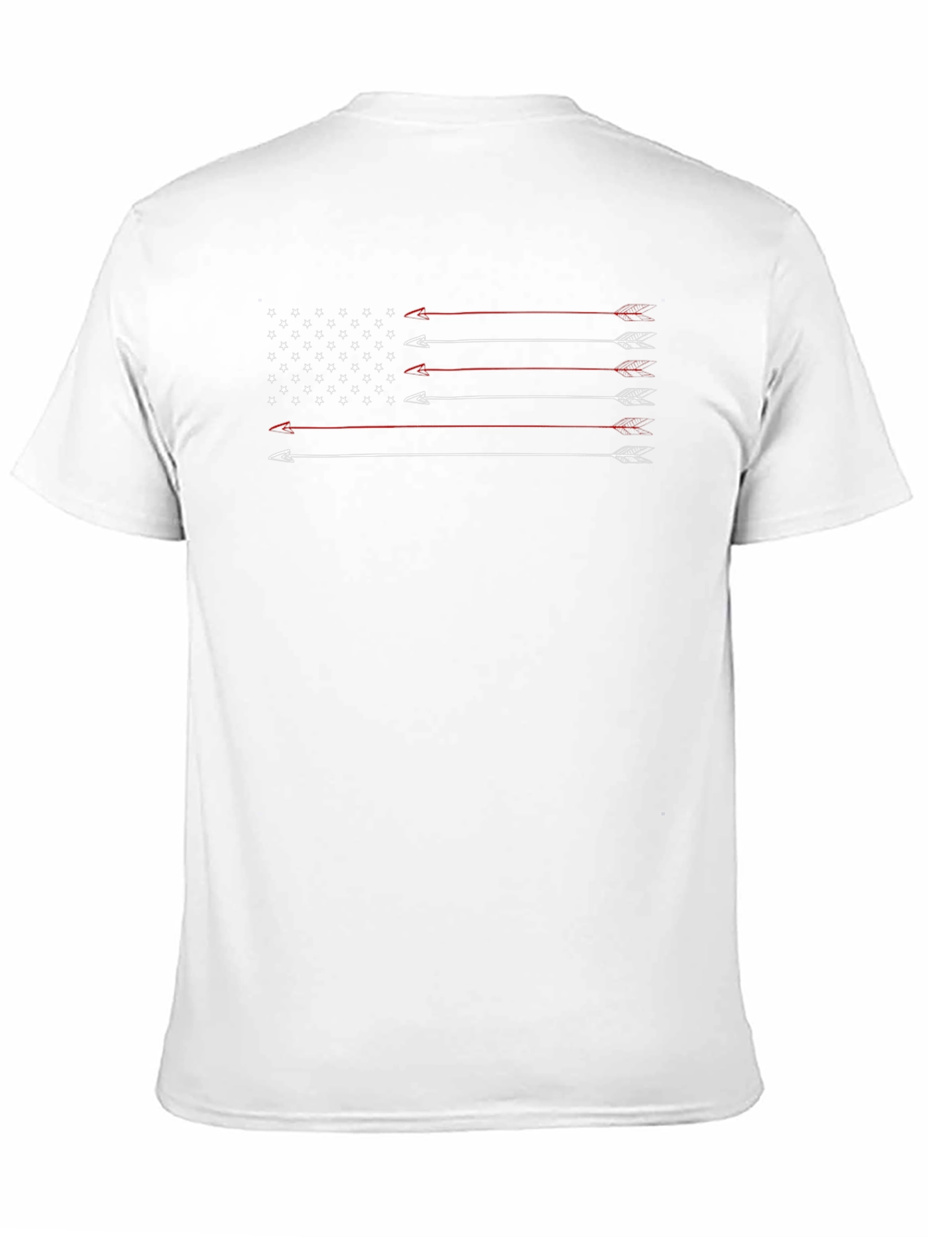 Arrow American Flag Graphic Tee - Patriotic T-Shirt