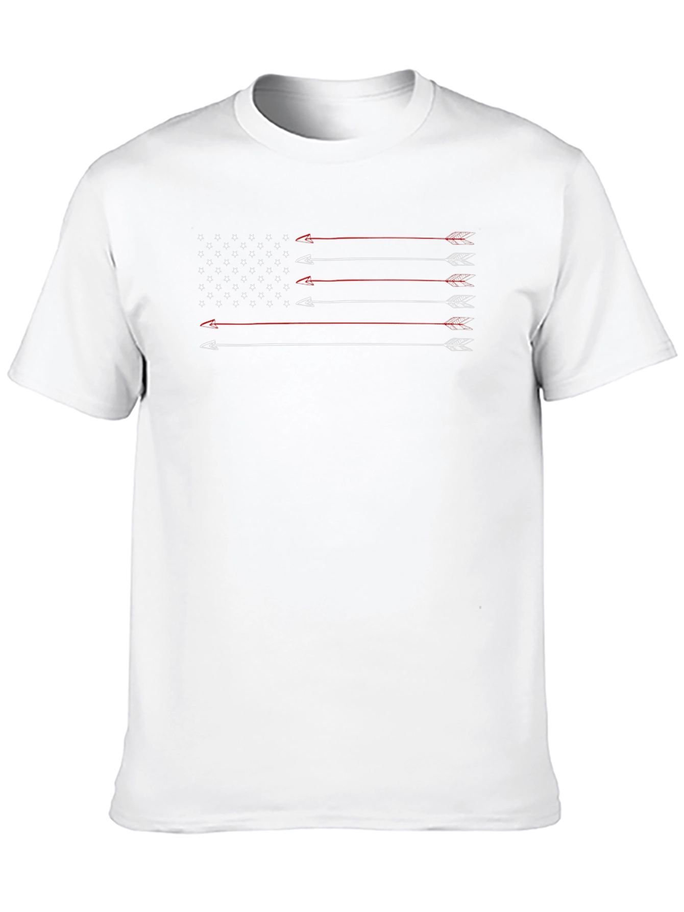 Arrow American Flag Graphic Tee - Patriotic T-Shirt
