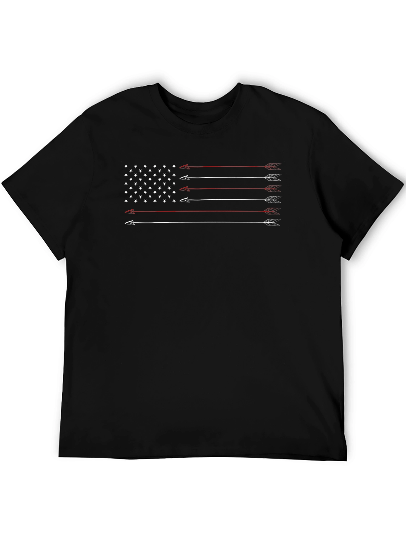 Arrow American Flag Graphic Tee - Patriotic T-Shirt