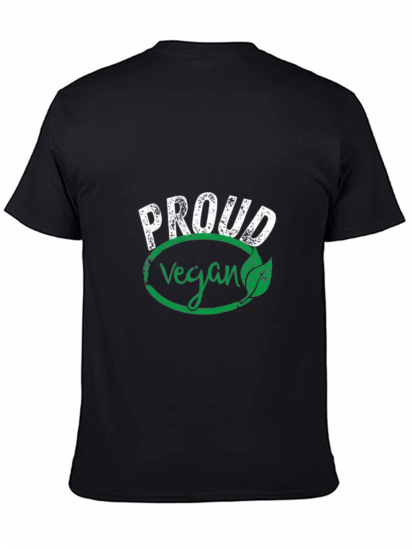 Proud Vegan Graphic Tee - Black Unisex Shirt