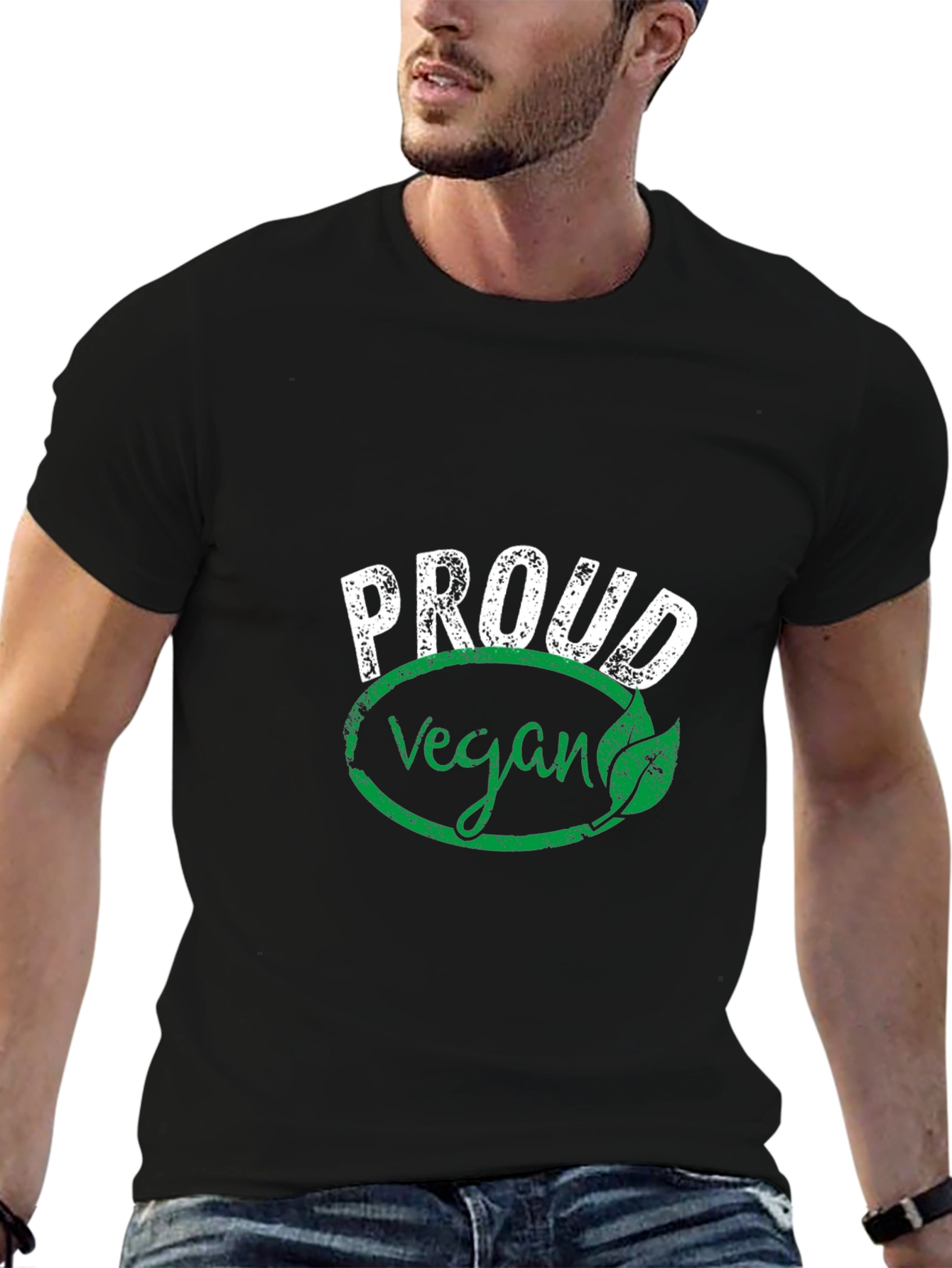 Proud Vegan Graphic Tee - Black Unisex Shirt
