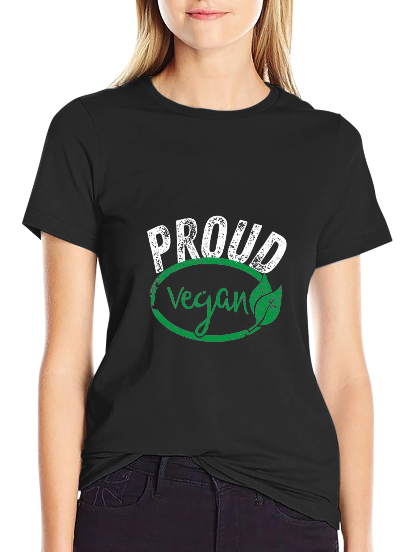 Proud Vegan Graphic Tee - Black Unisex Shirt
