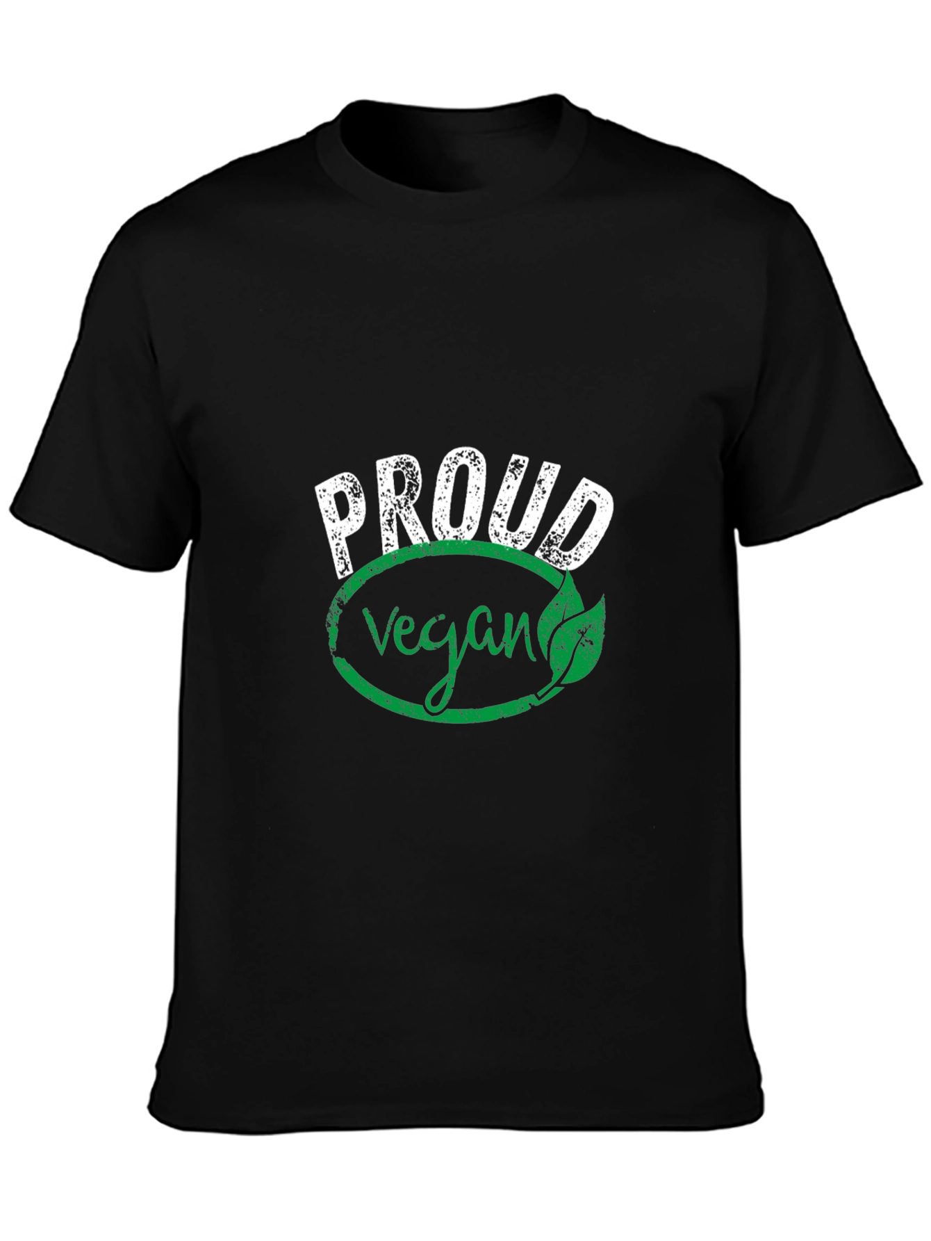 Proud Vegan Graphic Tee - Black Unisex Shirt