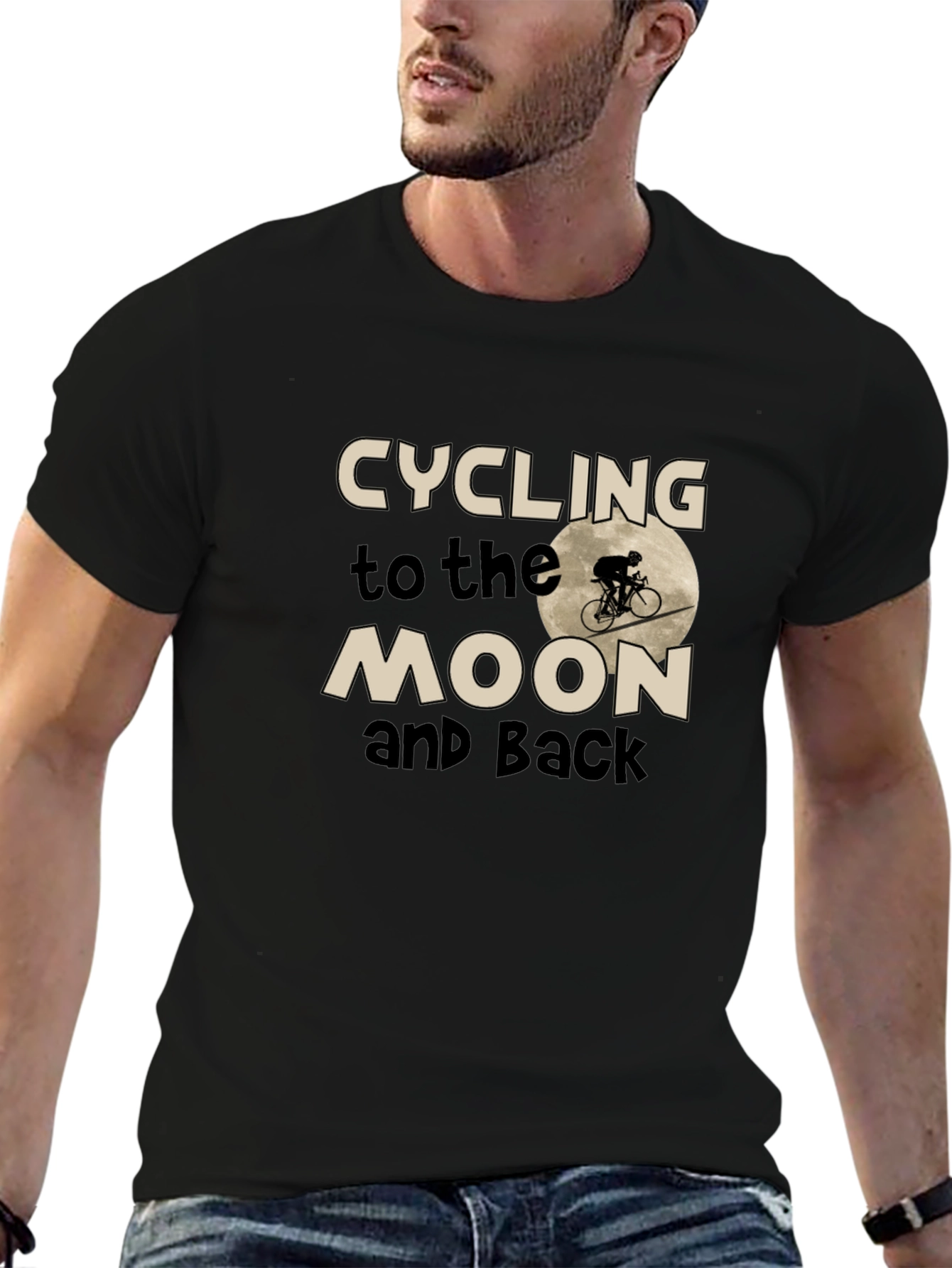 Cycling to the Moon and Back T-Shirt