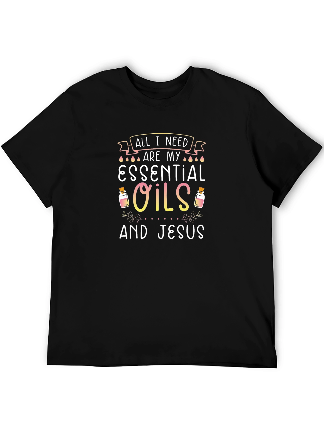Essential Oils & Jesus Graphic Tee
