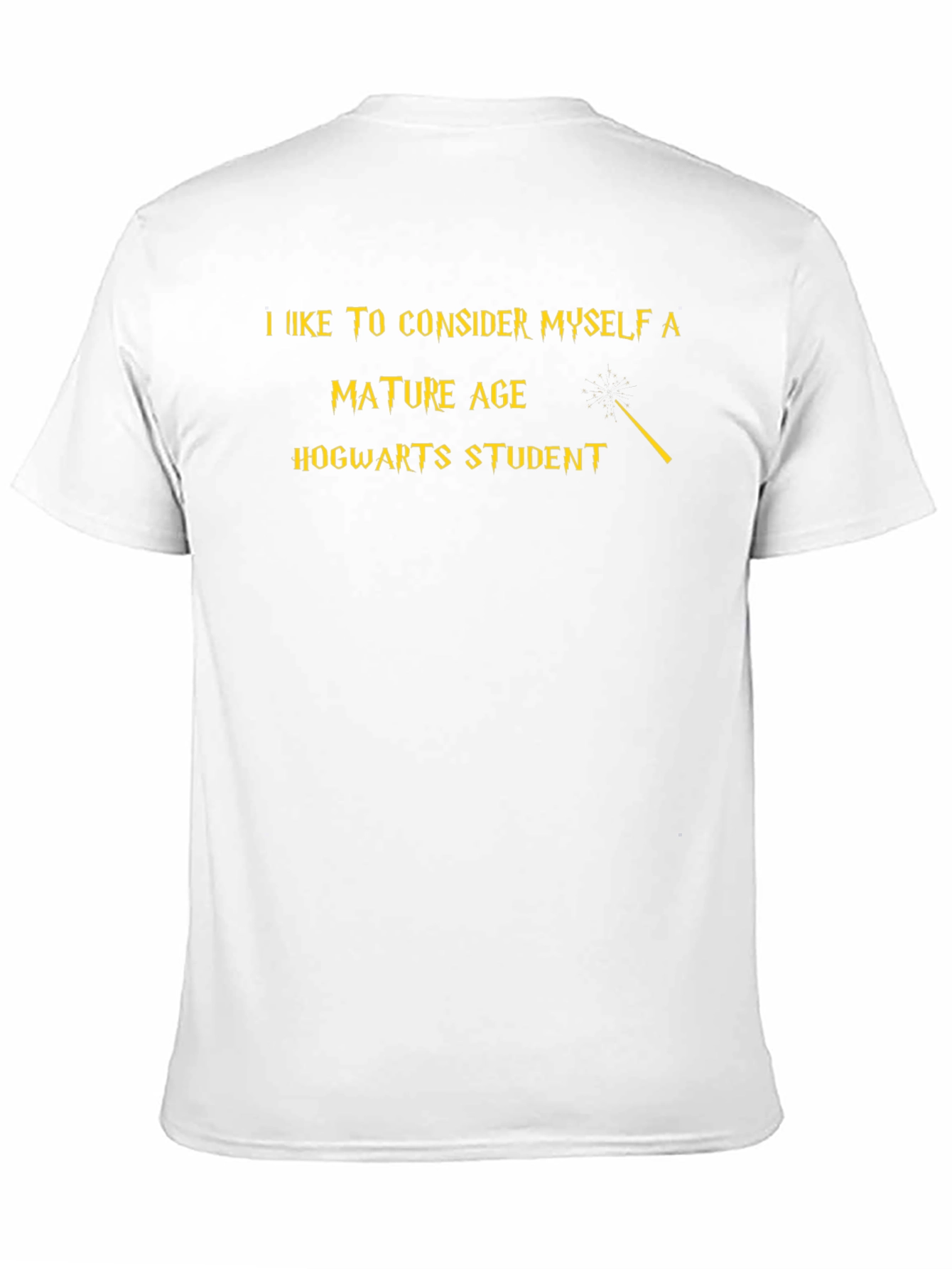 Mature Hogwarts Student Black T-Shirt
