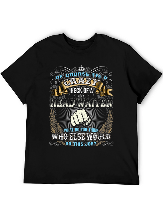 Crazy Head Waiter T-Shirt