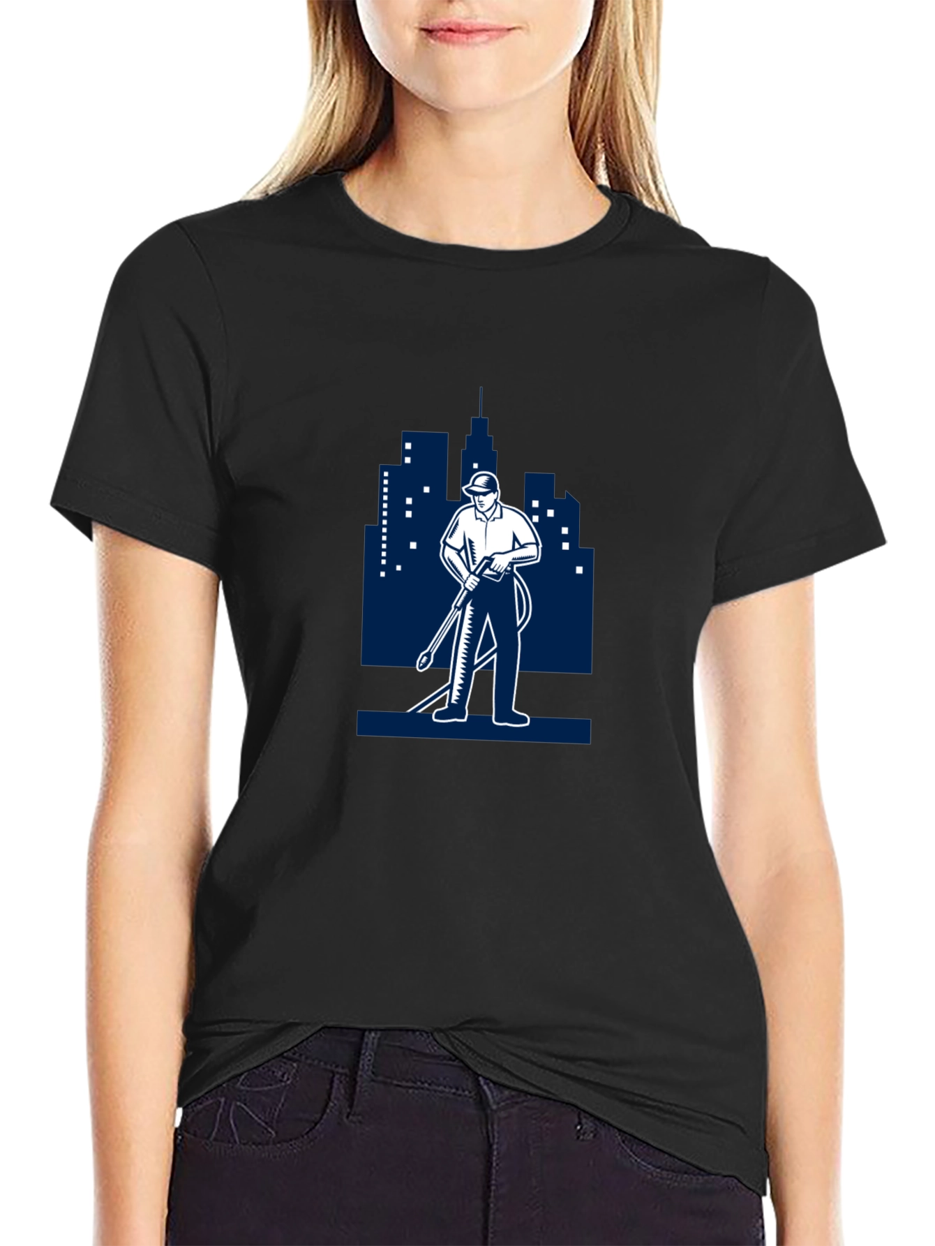 Power Washer Graphic Tee - Black