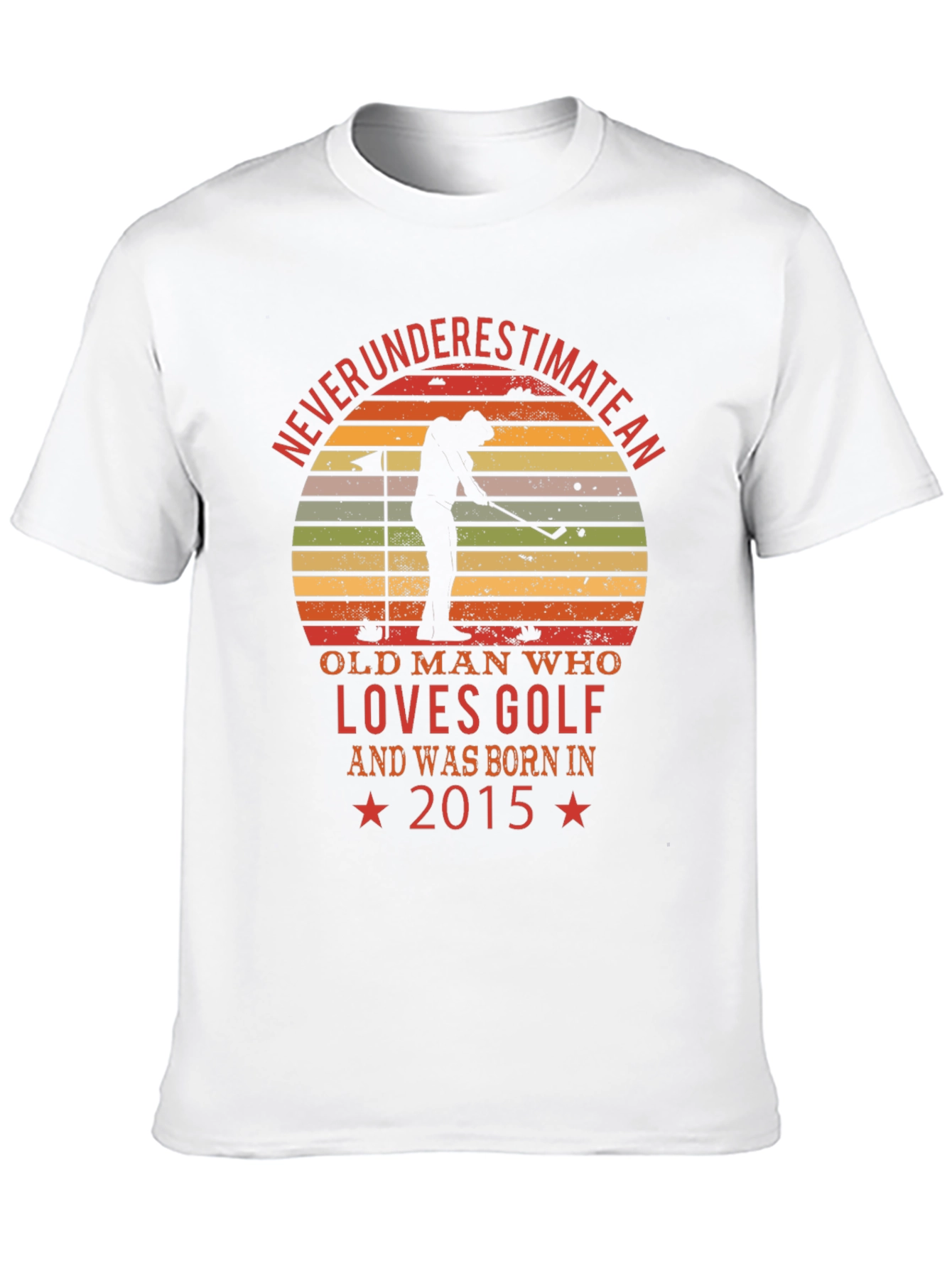 Golf Lover 2015 Birthday T-Shirt
