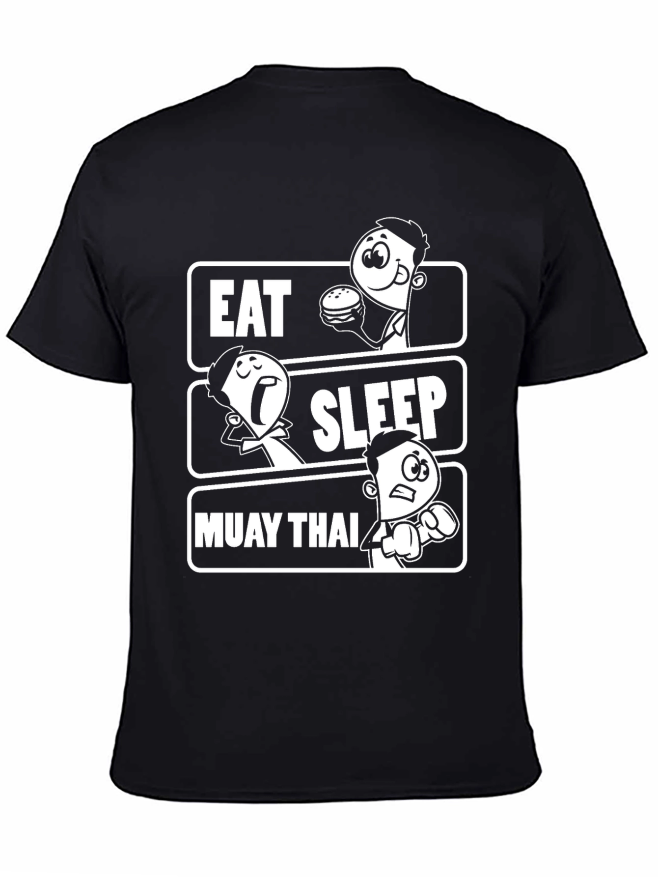 Eat Sleep Muay Thai T-Shirt Funny Thai Boxing Tee